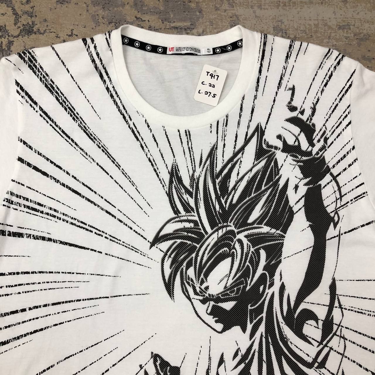 Anime × Uniqlo T417 DRAGONBALL Z SON GOKU SSJ2 TEE Size US XL / EU 56 / 4 - 4 Thumbnail