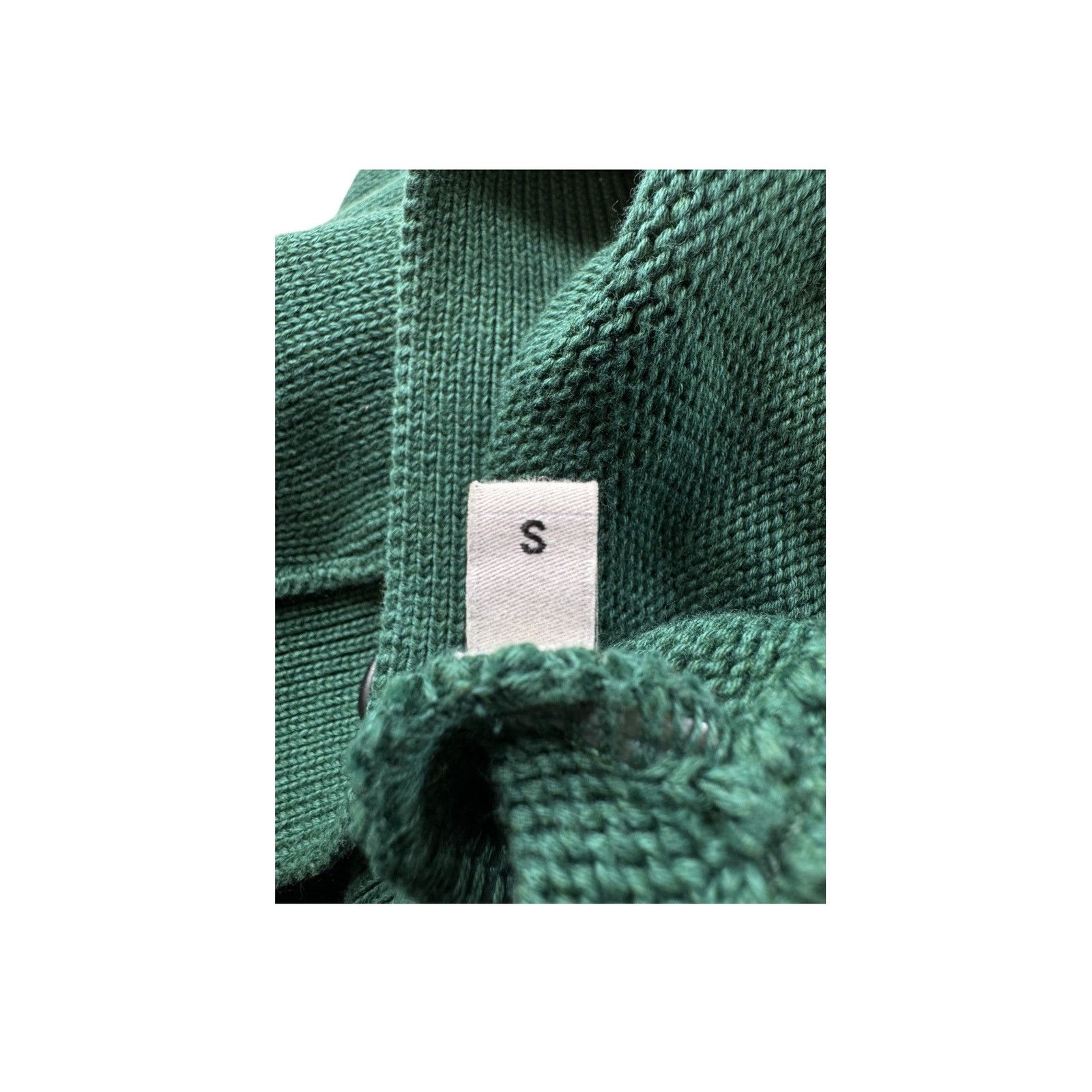 AMI Ami Button Up Green & Red Cardigan Sweater Size US S / EU 44-46 / 1 - 6 Thumbnail
