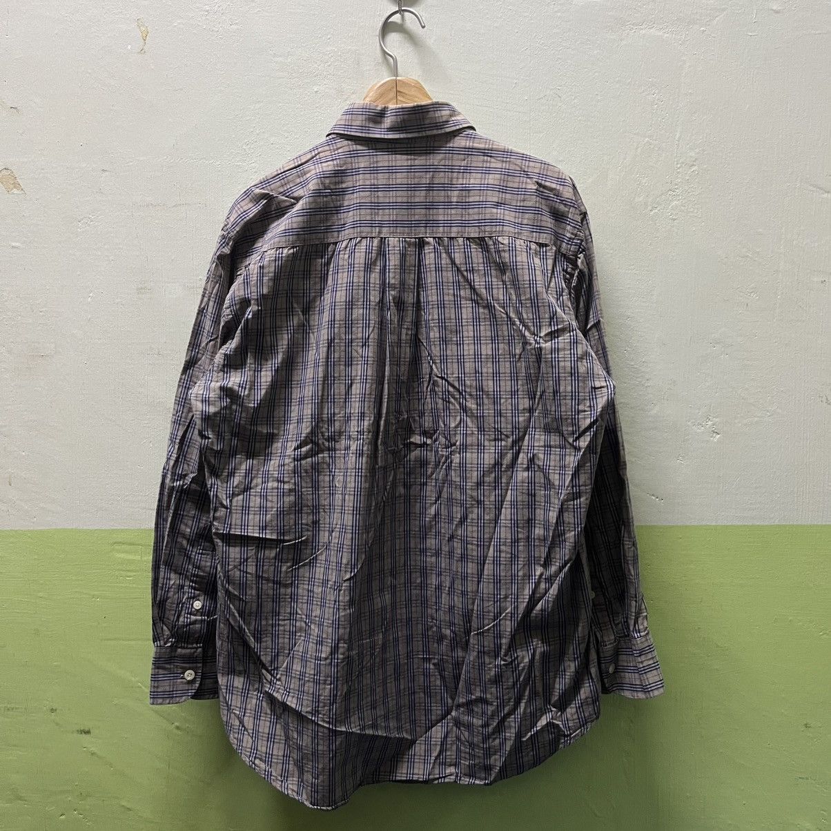 Burberry Rare Faded Burberry Nova Check Longsleeve Shirt Size US XL / EU 56 / 4 - 2 Thumbnail