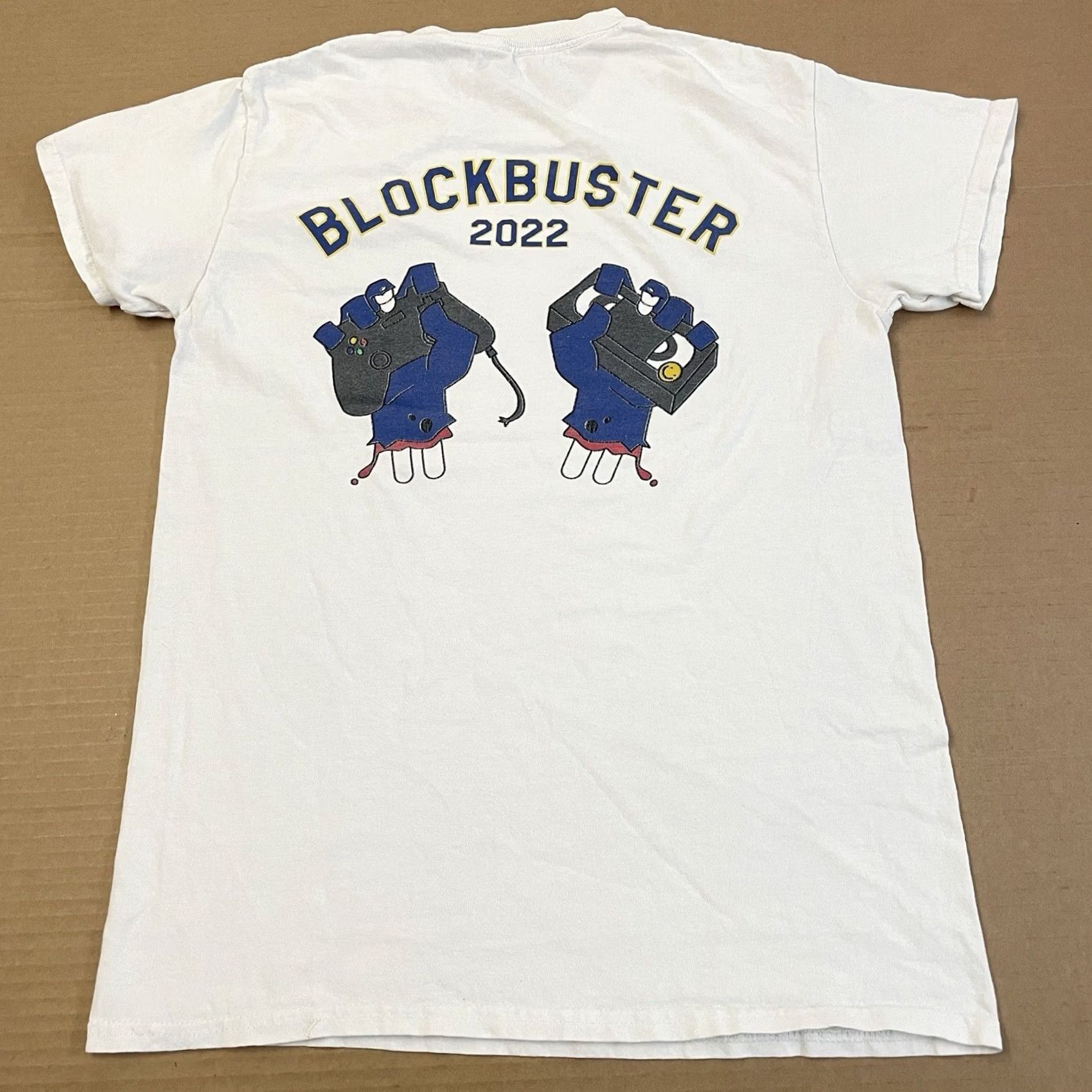 Vintage VINTAGE Blockbuster Video Shirt Adult Small White Mens USA Movie Tee XS? Size US S / EU 44-46 / 1 - 7 Thumbnail