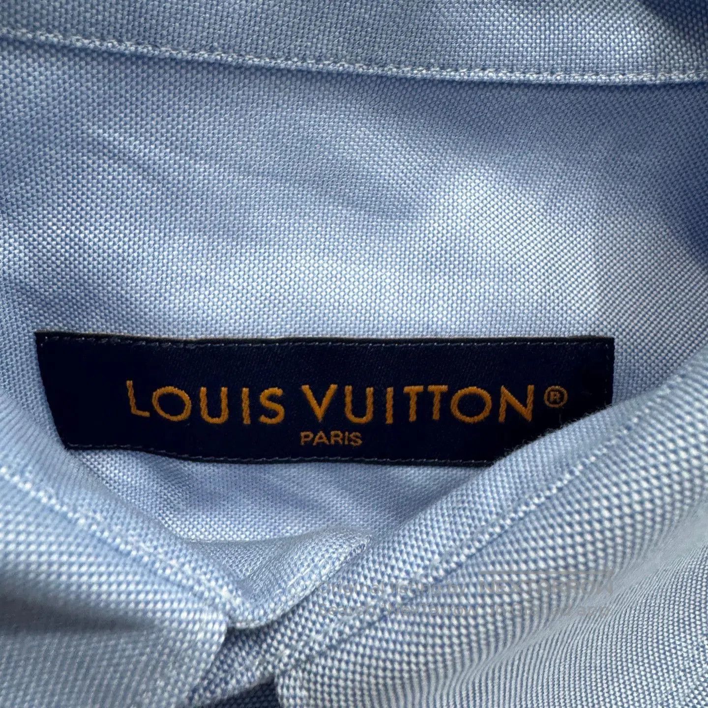 Louis Vuitton Blue Button-Up Shirt - XS. Size US XS / EU 42 / 0 - 2 Thumbnail