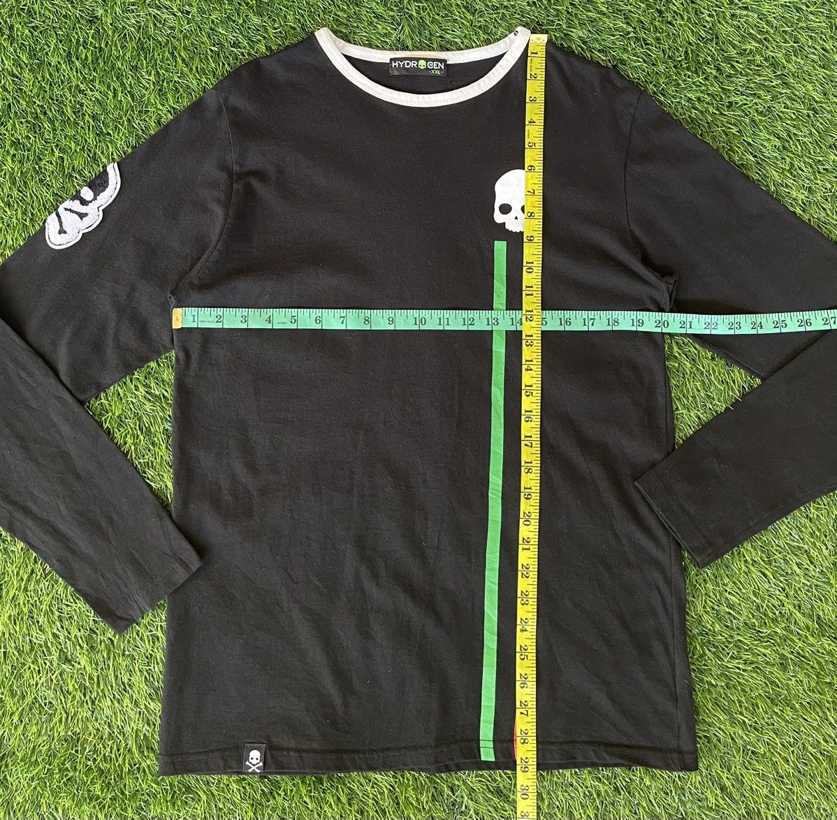 HYDROGEN HypeBeast🔥HYDROGEN🔥Skull Long Sleeve Tshirt Size US XL / EU 56 / 4 - 13 Thumbnail