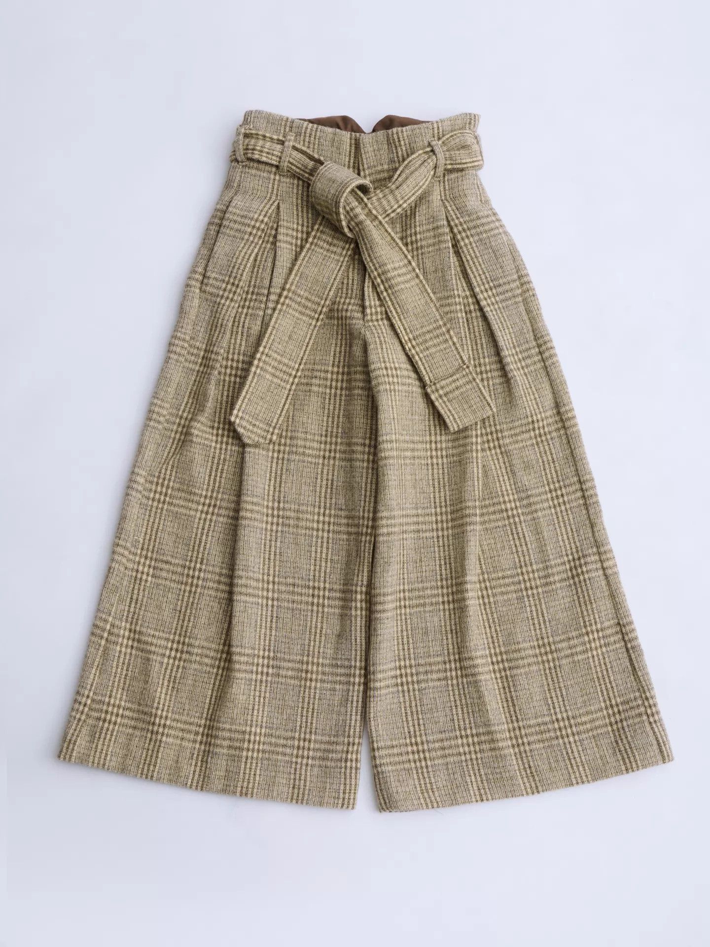 Vivienne Westwood Vivienne Westwood Hi-Waist Belted Check W-Leg Wool Trousers Size 26" / US 2 / IT 38 - 8 Thumbnail