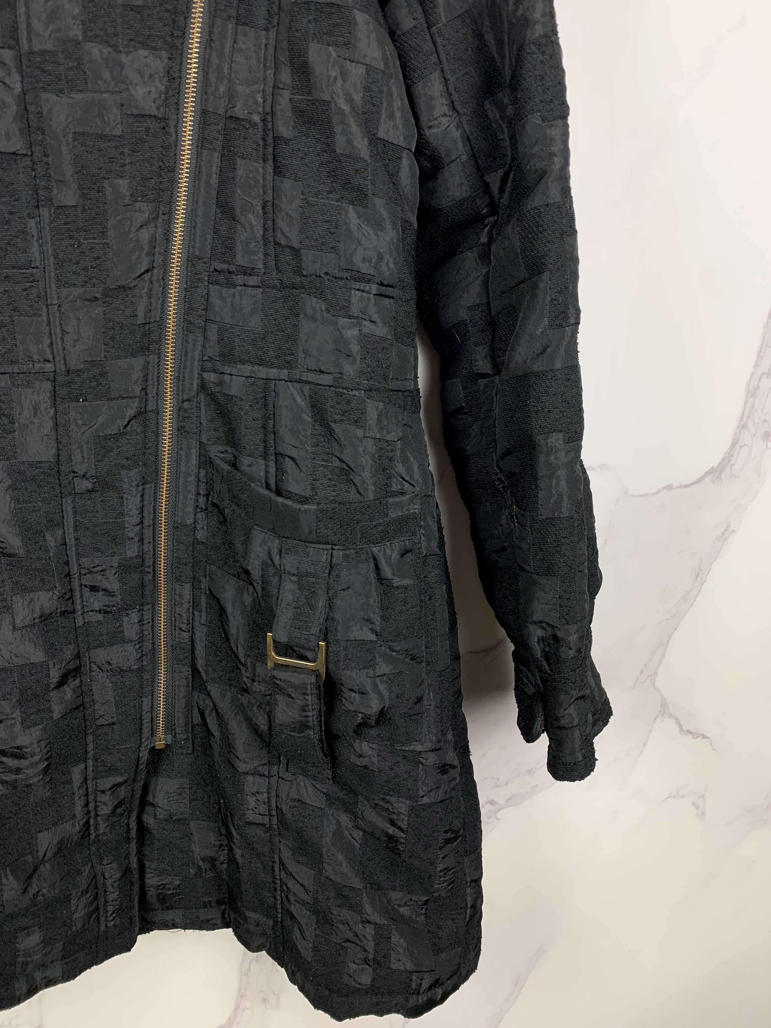 Desigual Desigual Black Zip Coat Jacket Size 40 Size M / US 6-8 / IT 42-44 - 5 Thumbnail