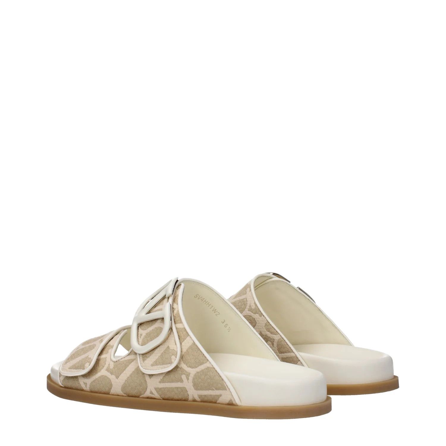 Valentino ob1o1e1224 Fabric Slippers in Beige/Natural Size US 6.5 / IT 36.5 - 4 Thumbnail