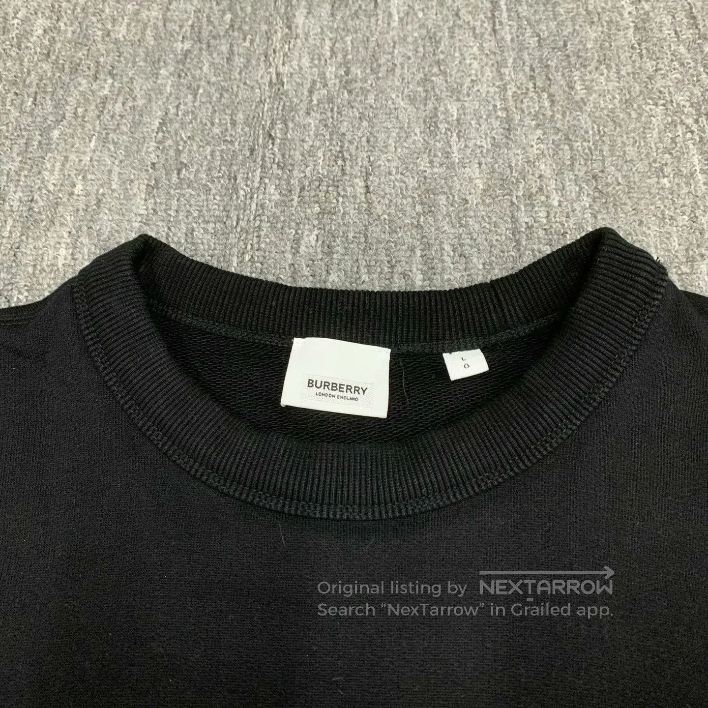 Burberry burberry black logo sweatshirt size large. Size US L / EU 52-54 / 3 - 4 Thumbnail