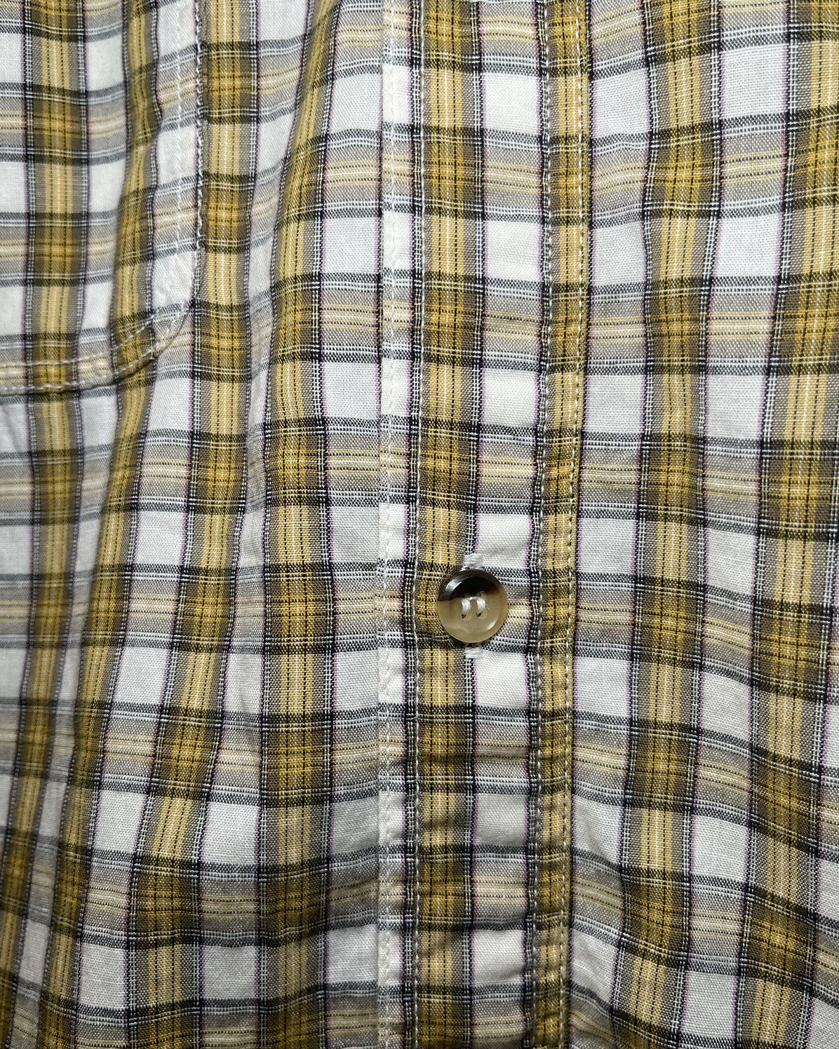 Stevenson Overall Co. Stevenson Overall Co Checker Plaid Shirt - Medium - Yellow Size US M / EU 48-50 / 2 - 12 Thumbnail