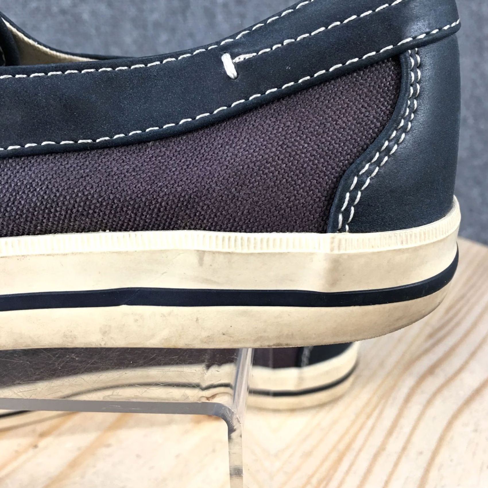 Gap Gap Mens Boat Shoe Blue Canvas Lace Up Low Top Casual Comfort Round Toe Flats Size US M / EU 48-50 / 2 - 7 Thumbnail