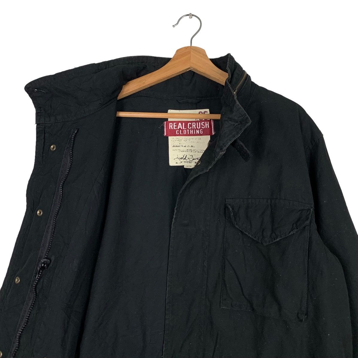 Japanese Brand REAL CRUSH Clothing R86 Four Pocket Chore Jacket #0285-C13 Size US M / EU 48-50 / 2 - 11 Thumbnail