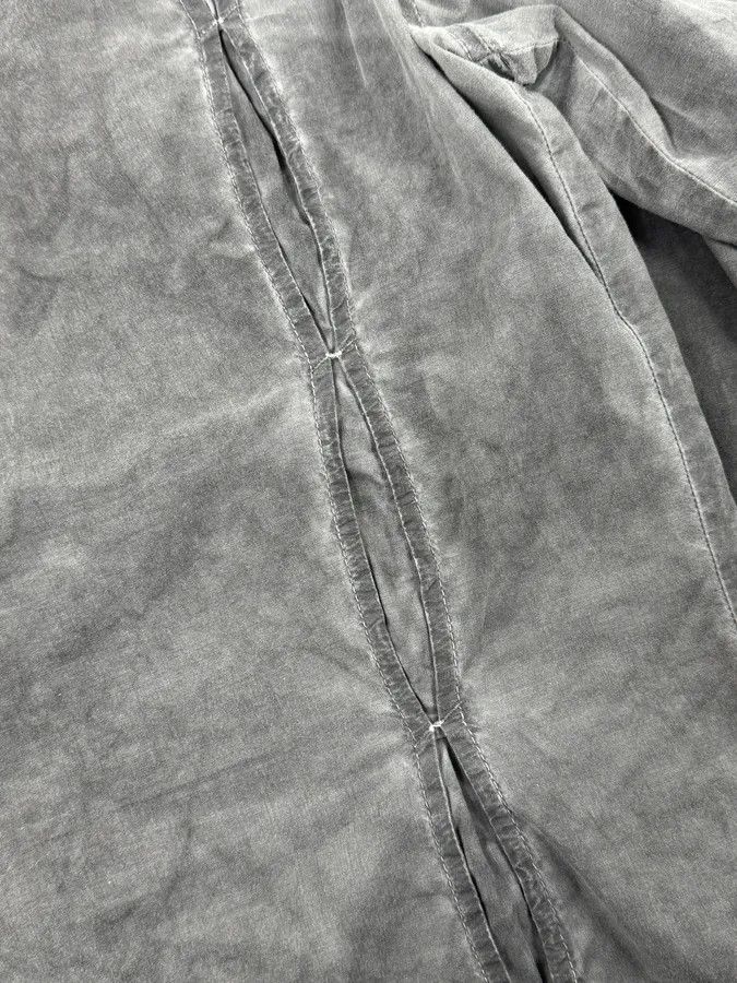 Dirk Bikkembergs AW2010 Dirk Bikkembergs Grey Washed Pleats Shirt Size US L / EU 52-54 / 3 - 9 Thumbnail