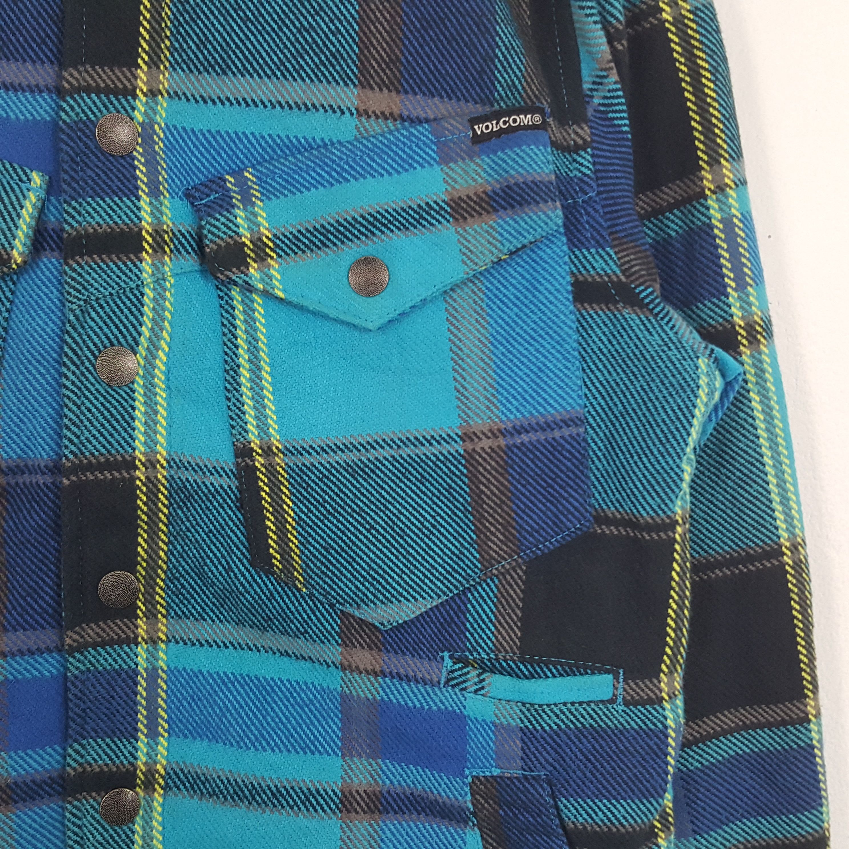 Vintage × Volcom Vintage Volcom American Style Fleece Shirt Jacket Size US M / EU 48-50 / 2 - 2 Thumbnail