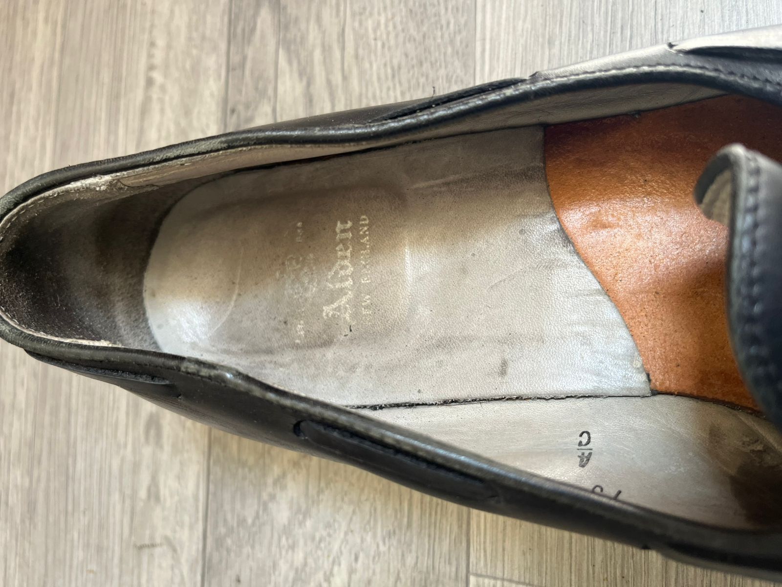 Alden Alden Black Leather Tassel Loafer Sz 13C Size US 13 / EU 46 - 7 Thumbnail