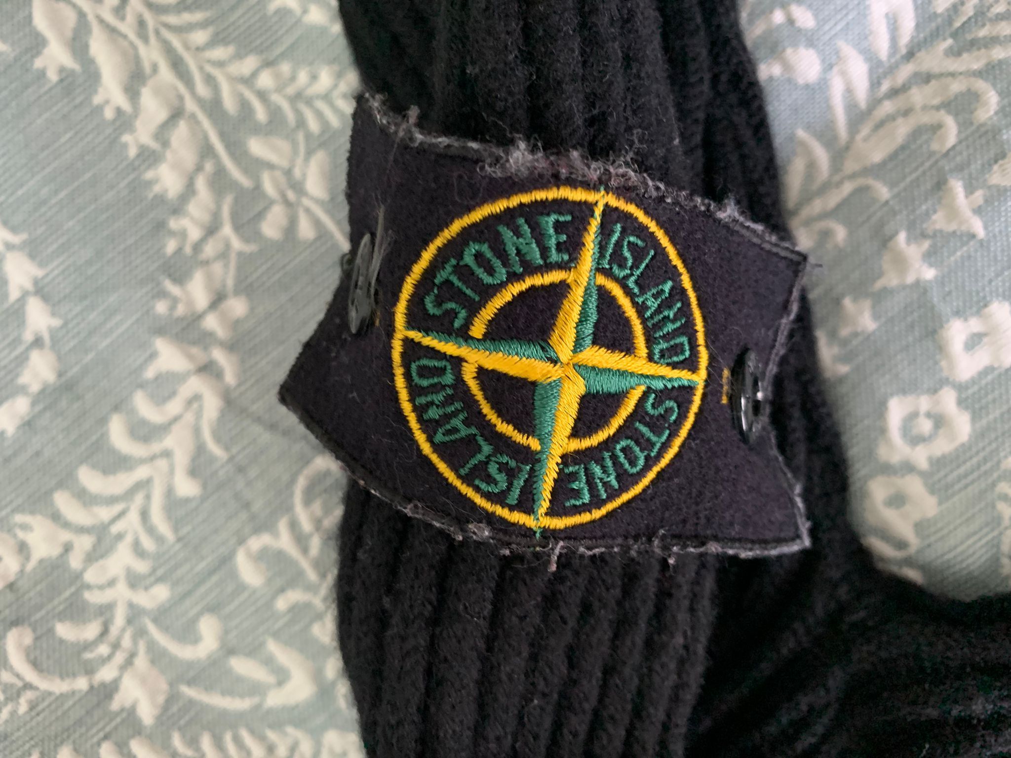 Stone Island Vintage Stone Island AW/01 Wool Ribbed Turtleneck Size US S / EU 44-46 / 1 - 5 Thumbnail