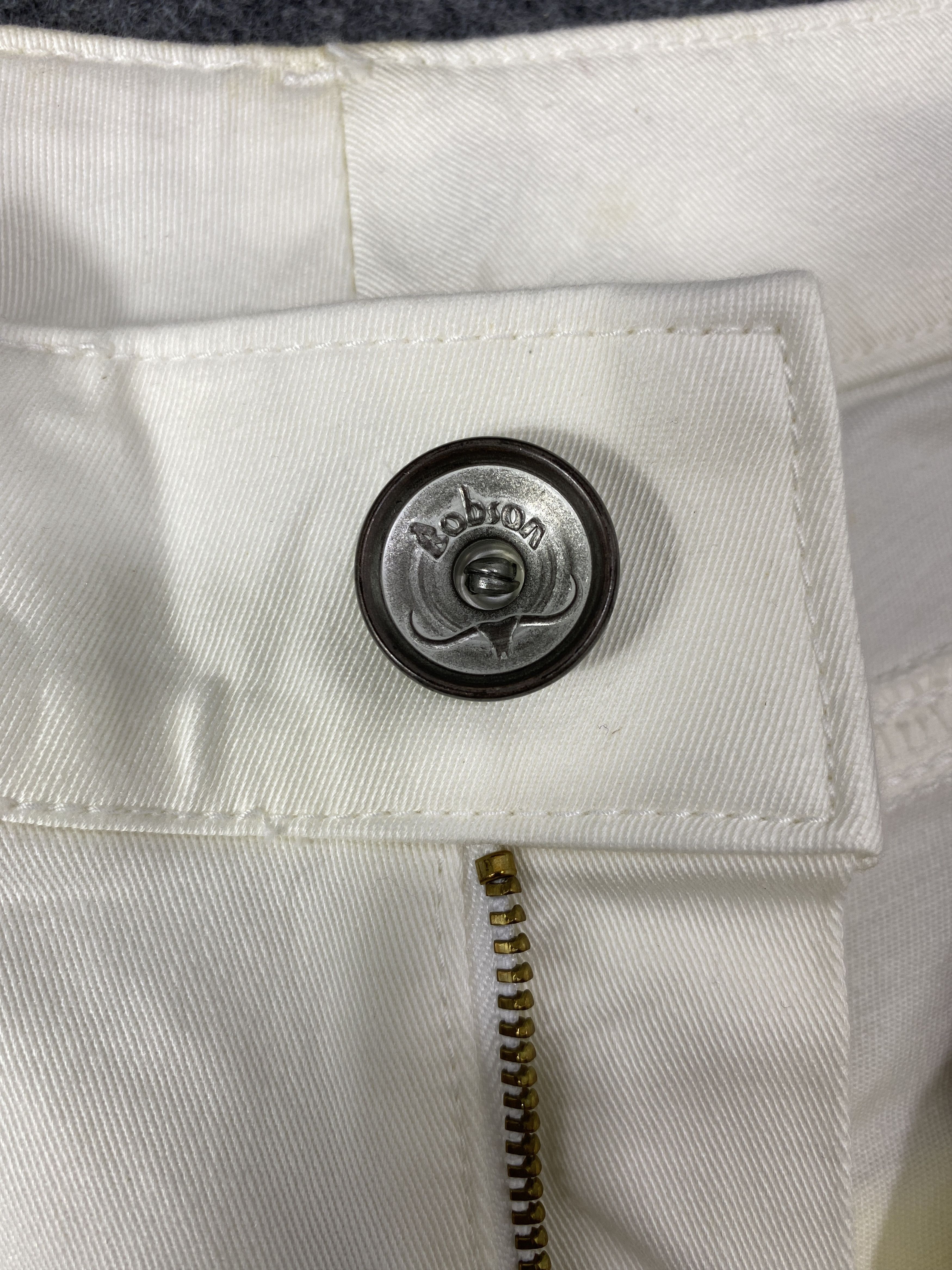 Jean Bobson Flare white Jeans - J1122 Size US 27 - 10 Thumbnail