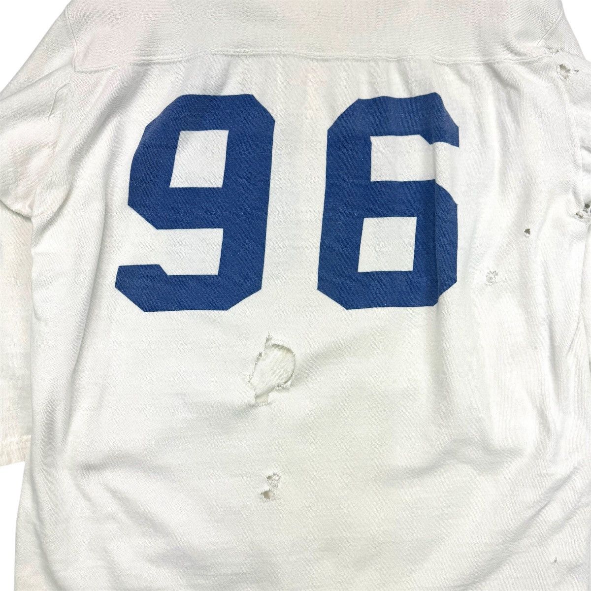 Russell Athletic VINTAGE 60'S THRASHED FOOTBALL JERSEY Size US XL / EU 56 / 4 - 5 Thumbnail