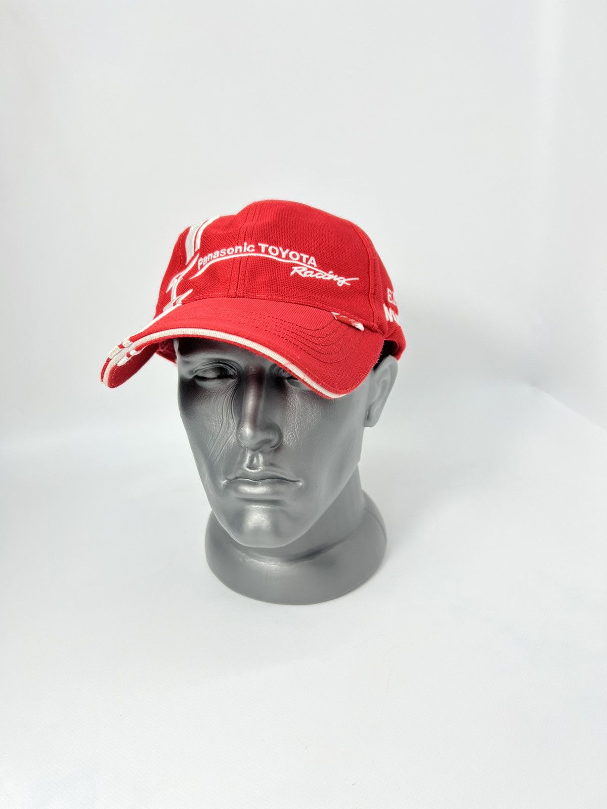 Vintage Vintage Panasonic Toyota Racing Logo Cap Grand Prix Rare Size ONE SIZE - 2 Thumbnail