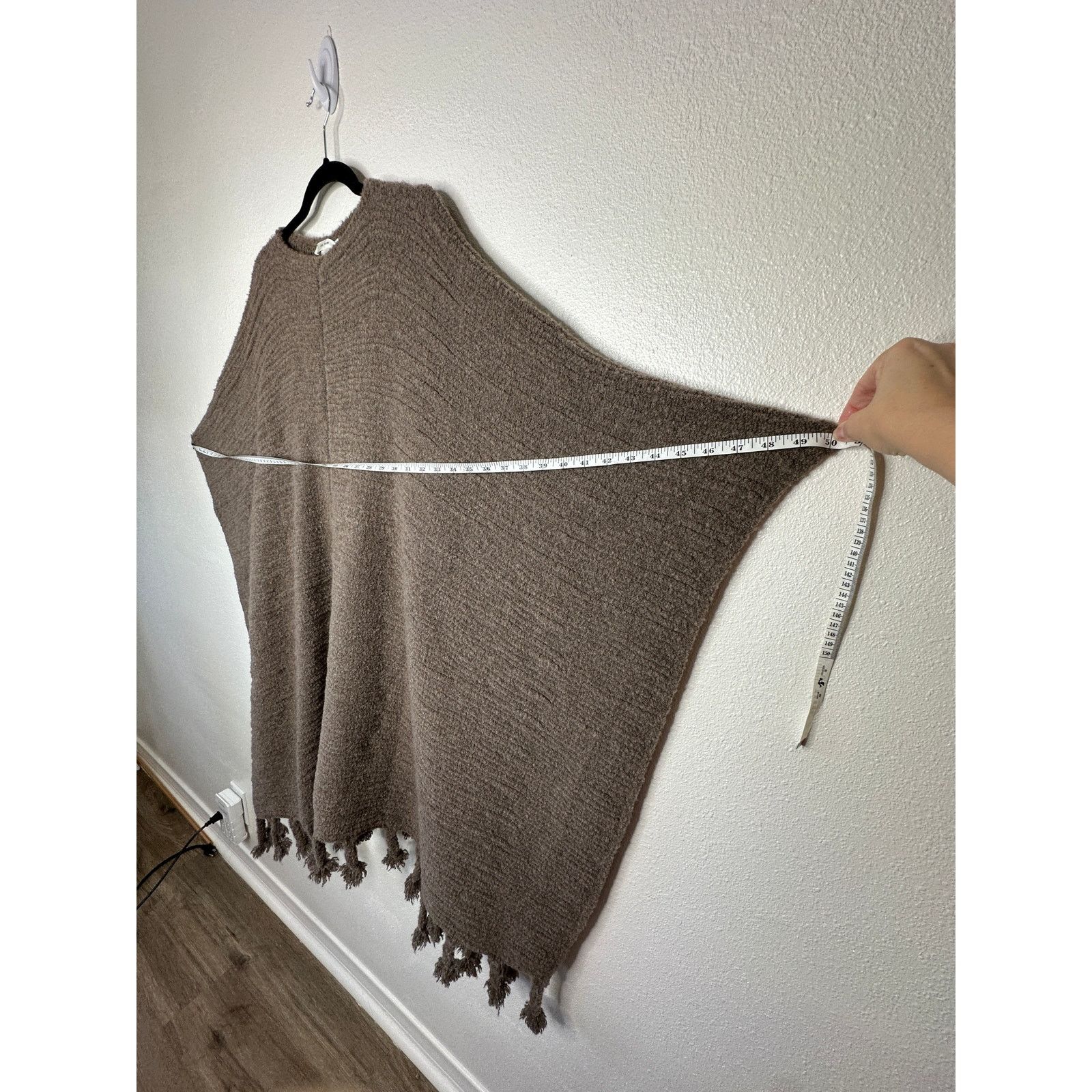 The Row The Row Follain Fringe Poncho Wool Cashmere Pullover Sweater Size ONE SIZE - 16 Thumbnail
