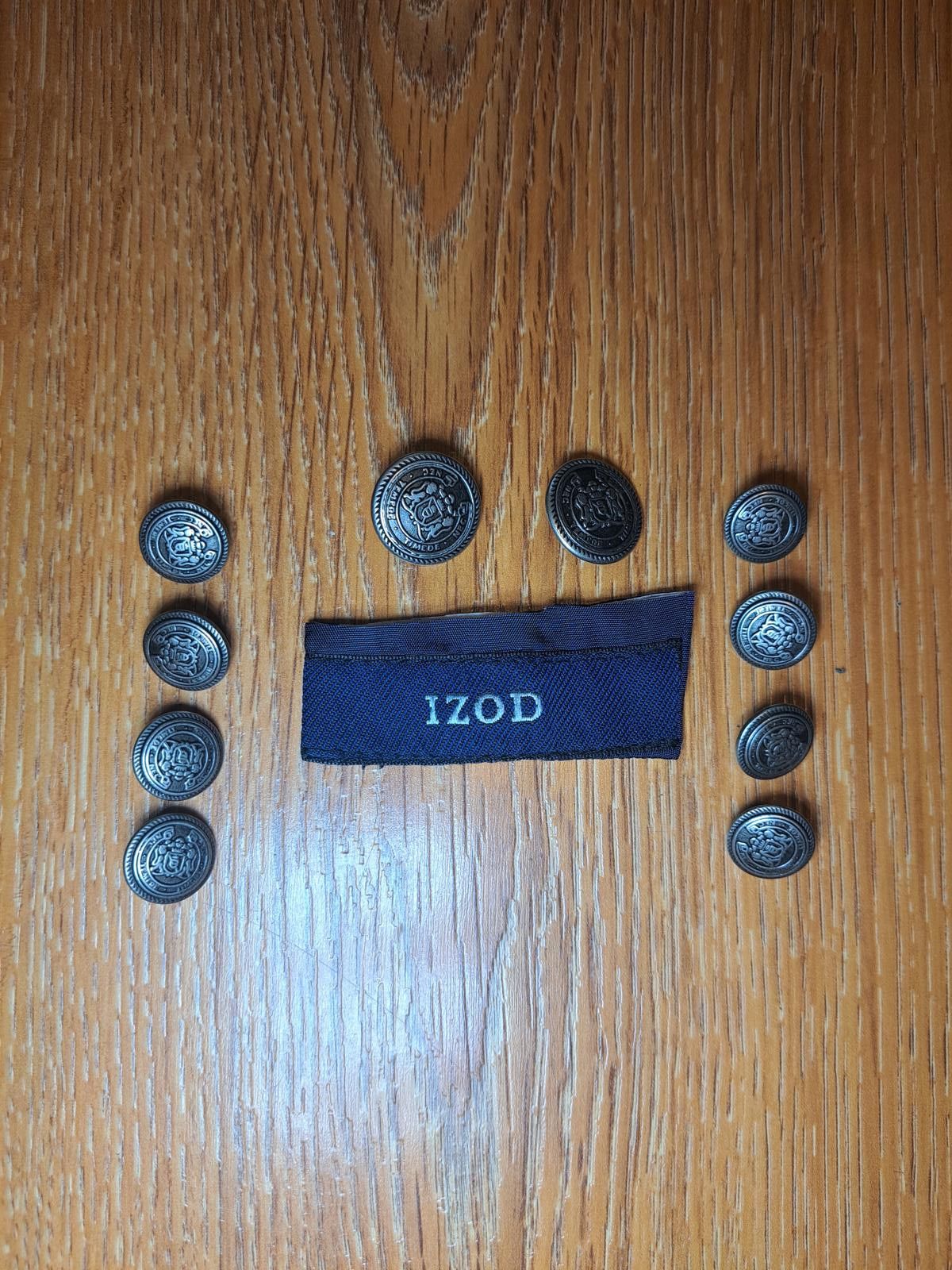 Izod Izod Blazer Buttons Silver Crest Design 10 Pieces Size ONE SIZE - 1 Preview