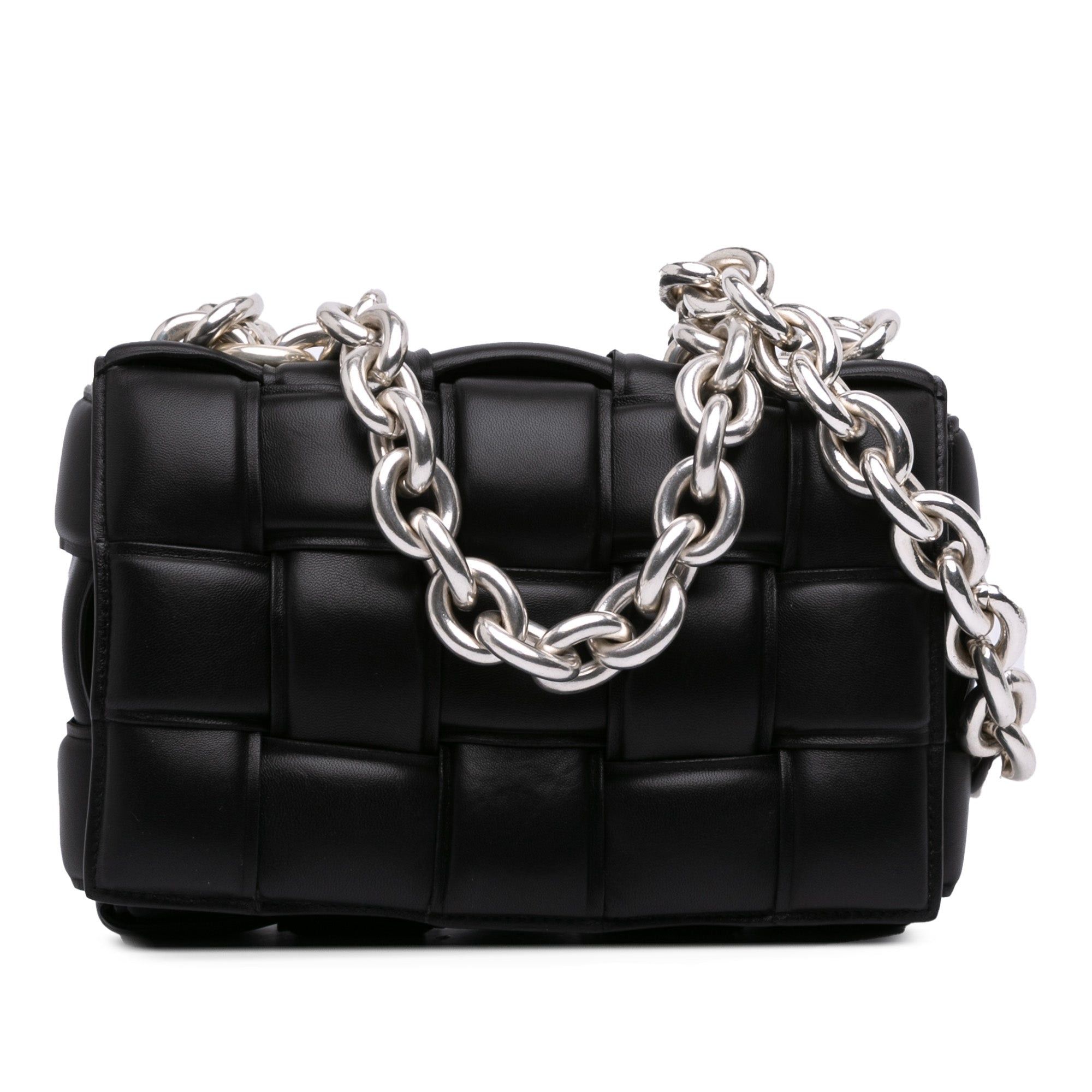 Bottega Veneta Nappa Intrecciato Padded Chain Cassette Satchel Size ONE SIZE - 1 Thumbnail