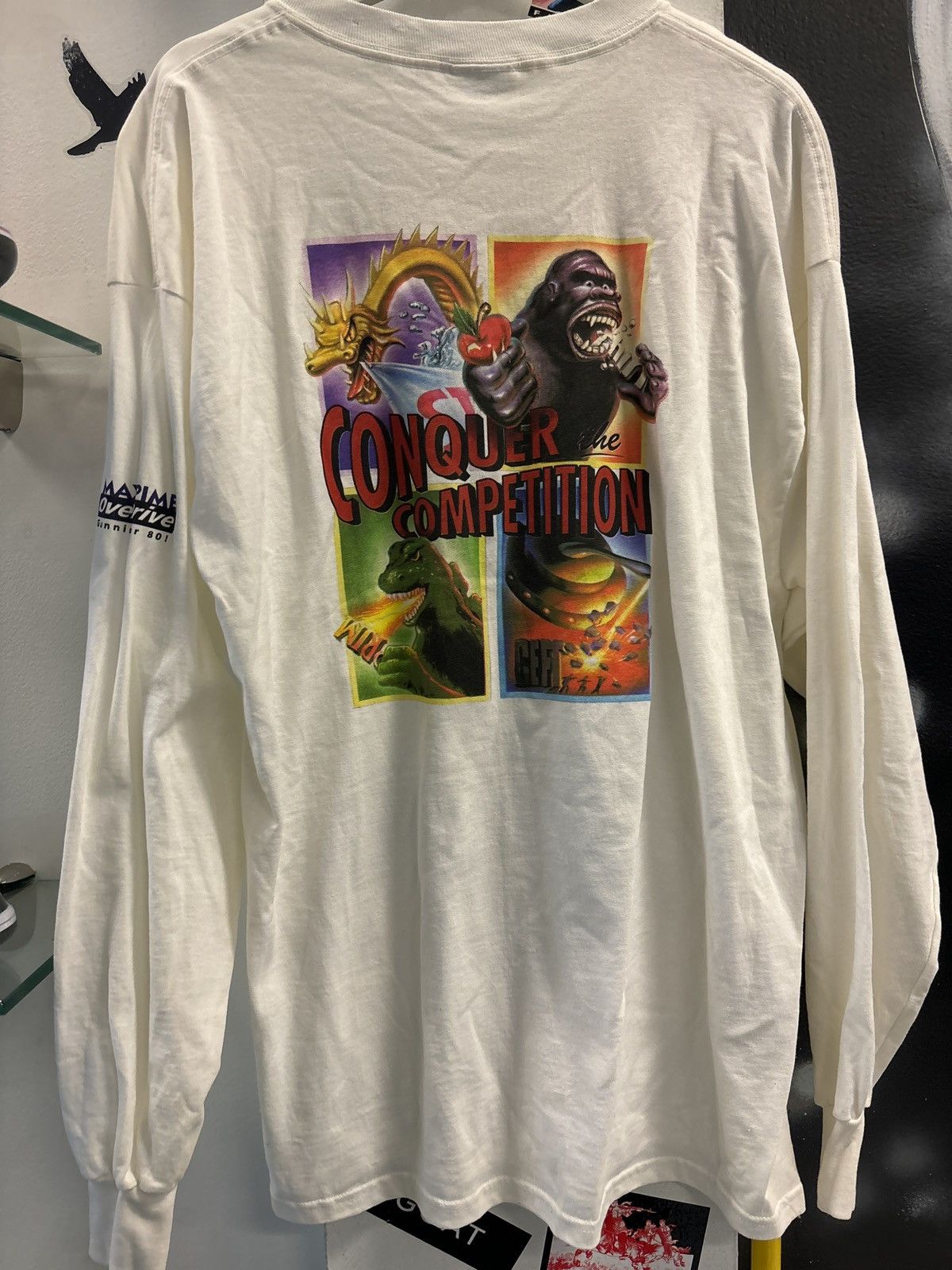 Vintage Vintage maxipime overdrive conquer competition shirt Size US XL / EU 56 / 4 - 1 Thumbnail