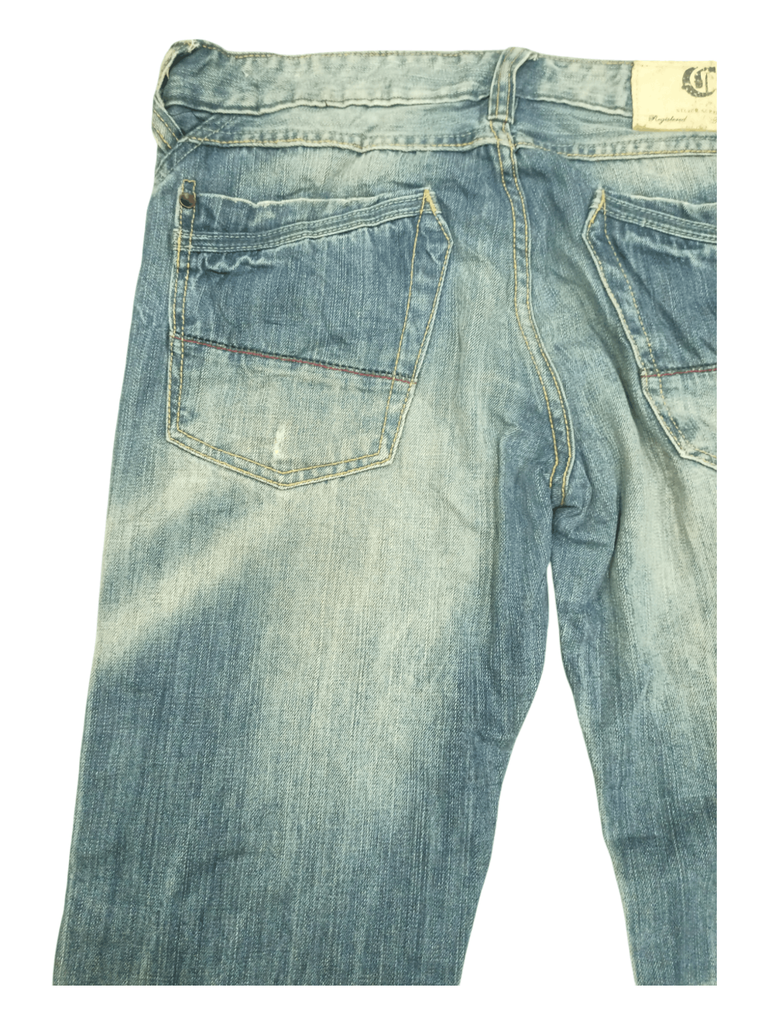 Silver Jeans Co. Vintage Silver Jeans Distressed Faded Flare Denim Size US 31 - 10 Thumbnail