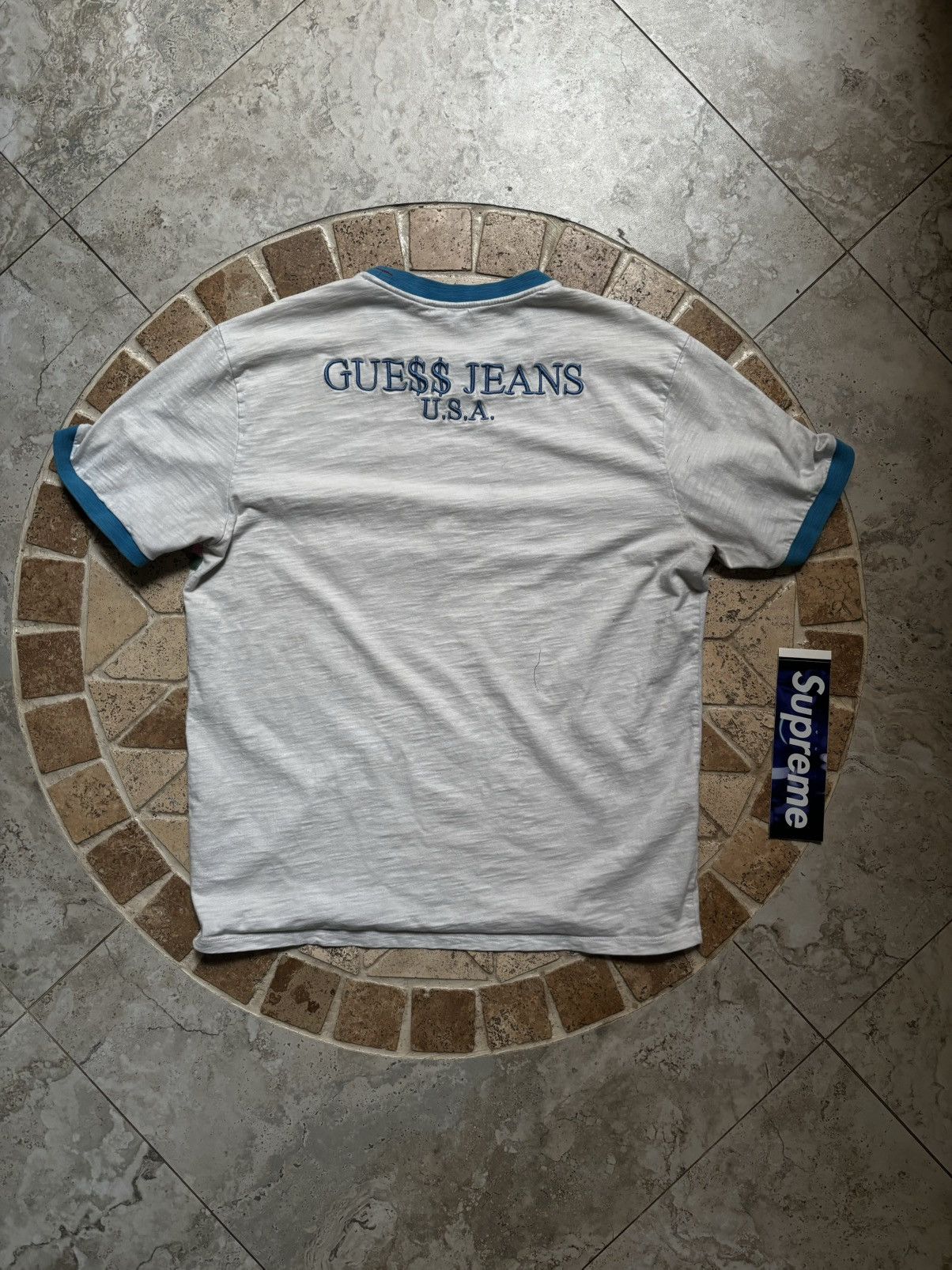 A$AP Rocky × Guess Guess A$AP Tee Size US L / EU 52-54 / 3 - 2 Thumbnail