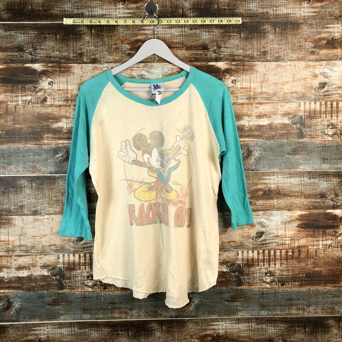 Junk Food Junk Food mickey mouse Green Long Sleeve T-Shirt #A2460 Size M / US 6-8 / IT 42-44 - 1 Thumbnail