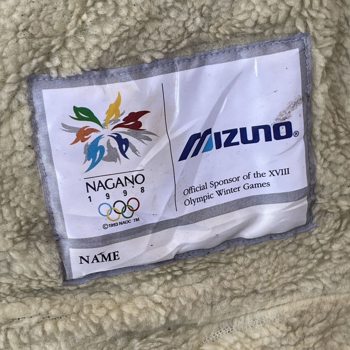 Mizuno ARCHIVE Mizuno Nagano 1998 Olympics Sherpa Bomber Jacket Size US L / EU 52-54 / 3 - 8 Thumbnail