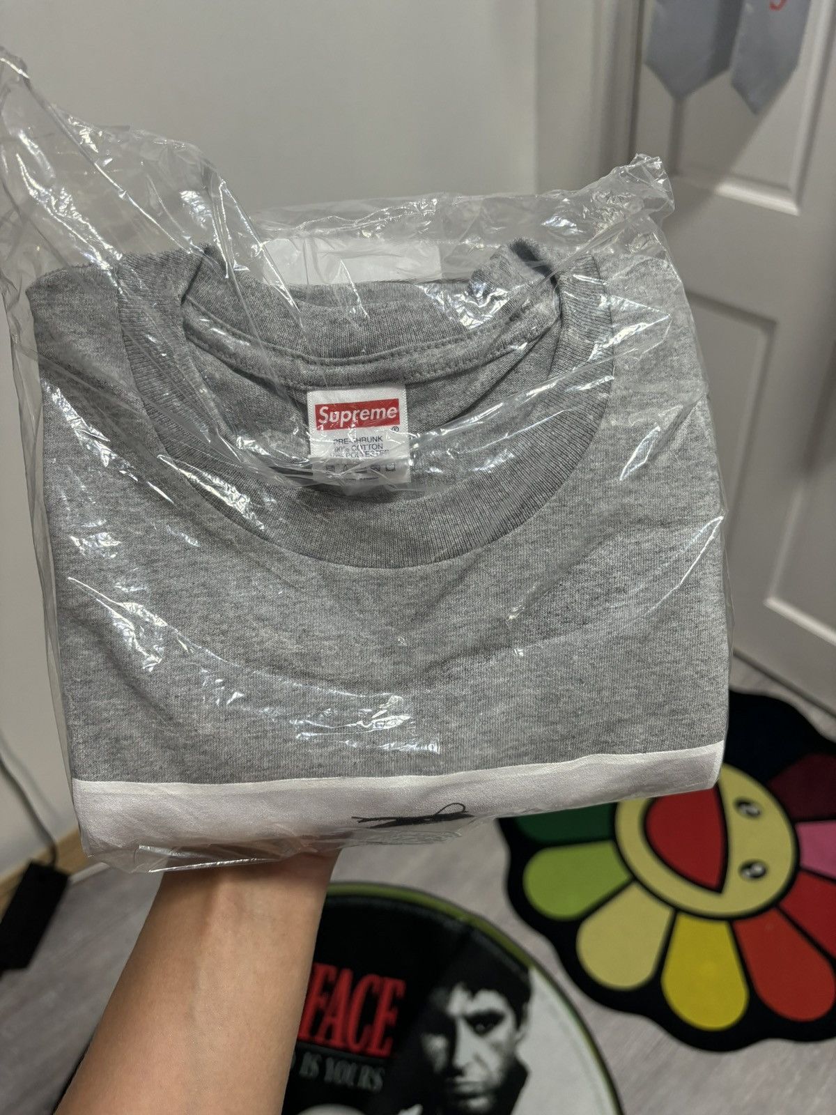 Supreme Supreme x Tyler, The Creator Grey Tee Size US M / EU 48-50 / 2 - 3 Thumbnail