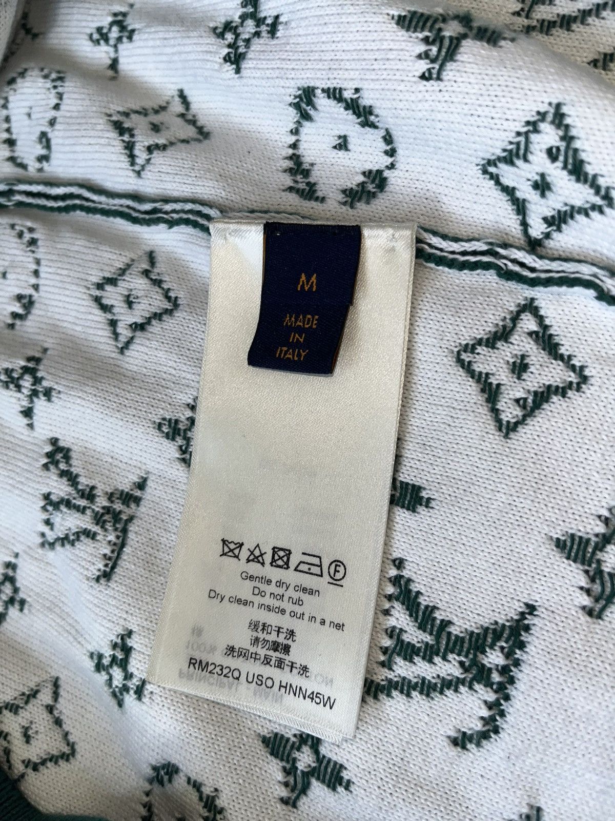 Louis Vuitton Louis Vuitton FW22 Monogram Gradient Knit Hoodie Green Size US M / EU 48-50 / 2 - 6 Thumbnail
