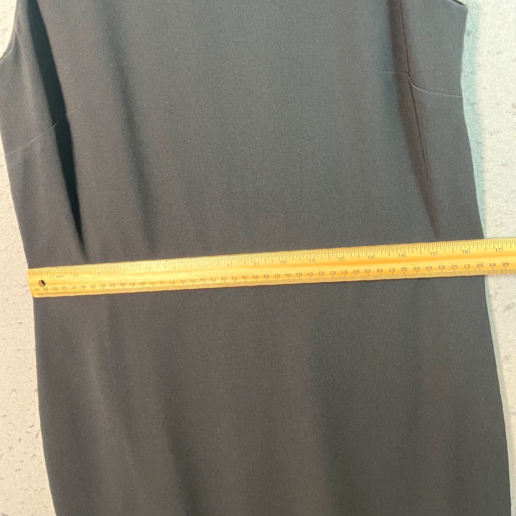 Ralph Lauren VINTAGE Lauren Ralph Lauren Black Sleeveless Sheath Dress Women 8 Polyester Blend Tight Knee Length Women Dresses Size M / US 6-8 / IT 42-44 - 5 Thumbnail