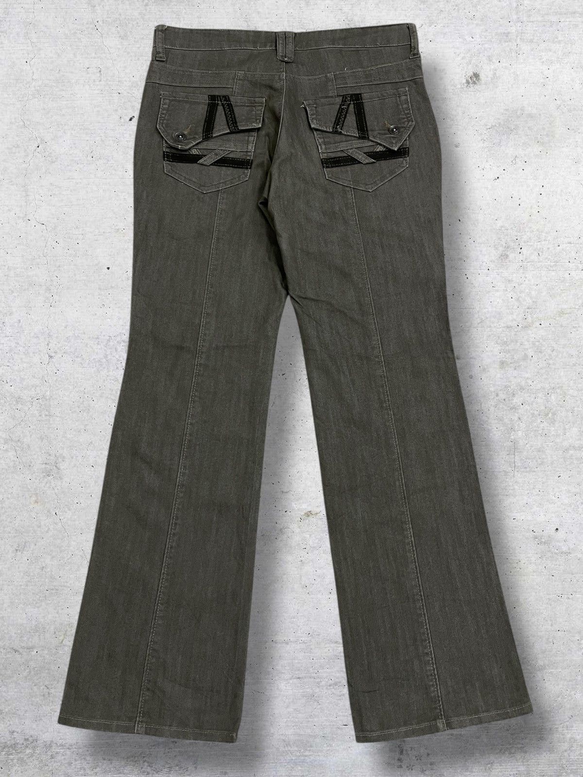 Tornado Mart RARE FLASH TRASH 1990S JAPAN DESIGNER FLARED BUSH PANT Size US 30 / EU 46 - 7 Thumbnail