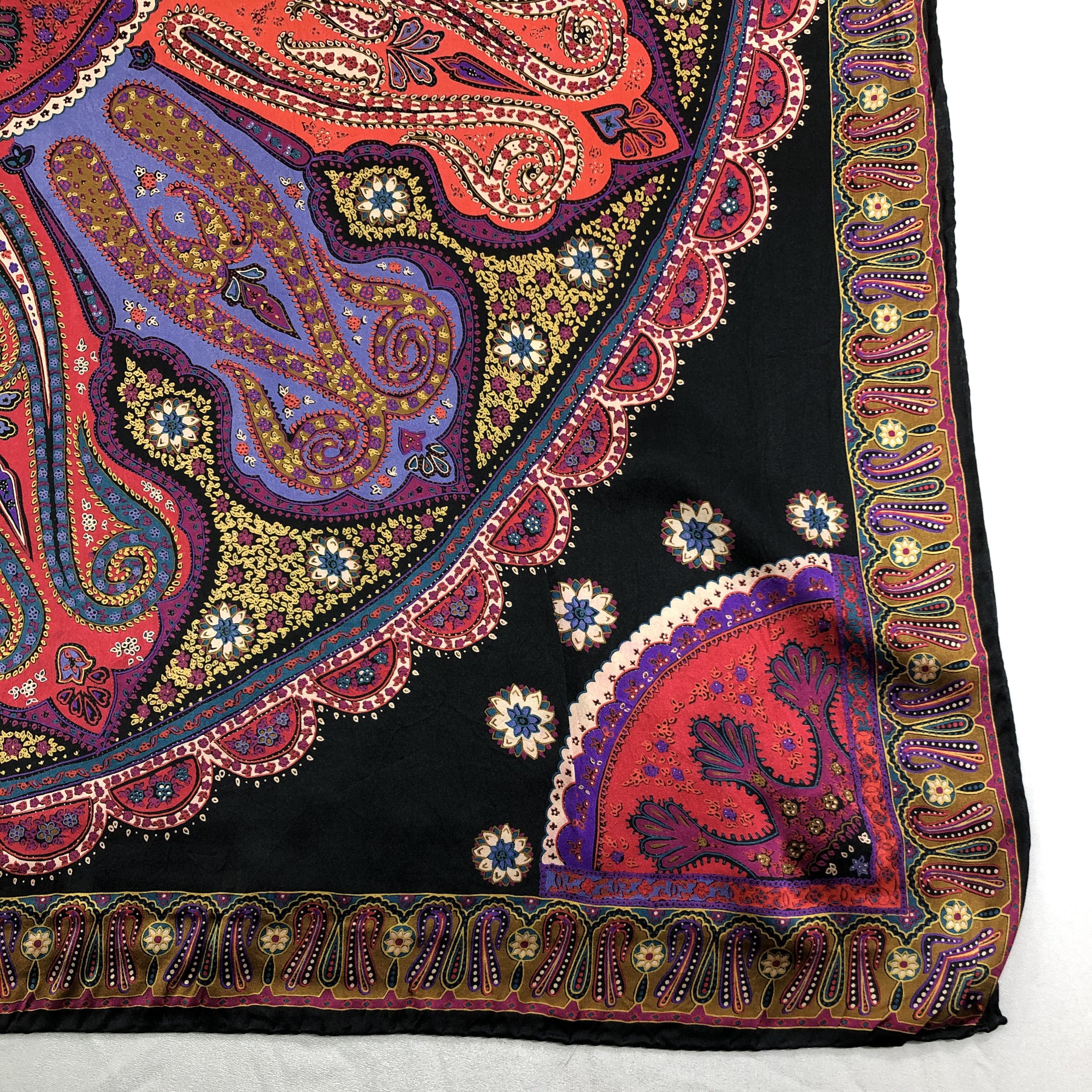 Vintage Vintage Silk Scarf Size ONE SIZE - 3 Thumbnail