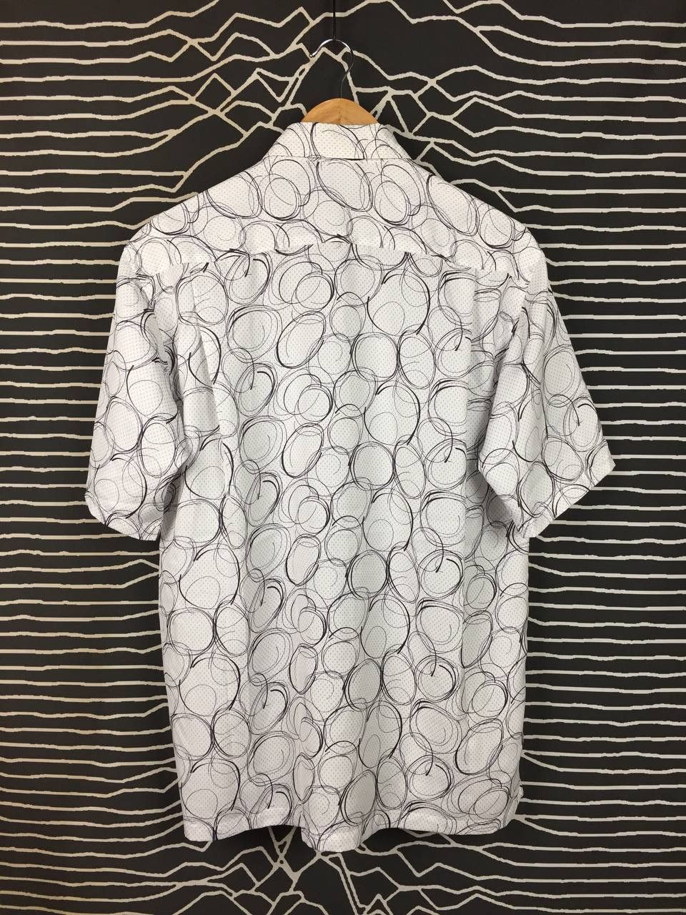Japanese Brand Artemodena Uomo Abstract Circle Pattern Short-Sleeve Shirt Size US L / EU 52-54 / 3 - 5 Thumbnail