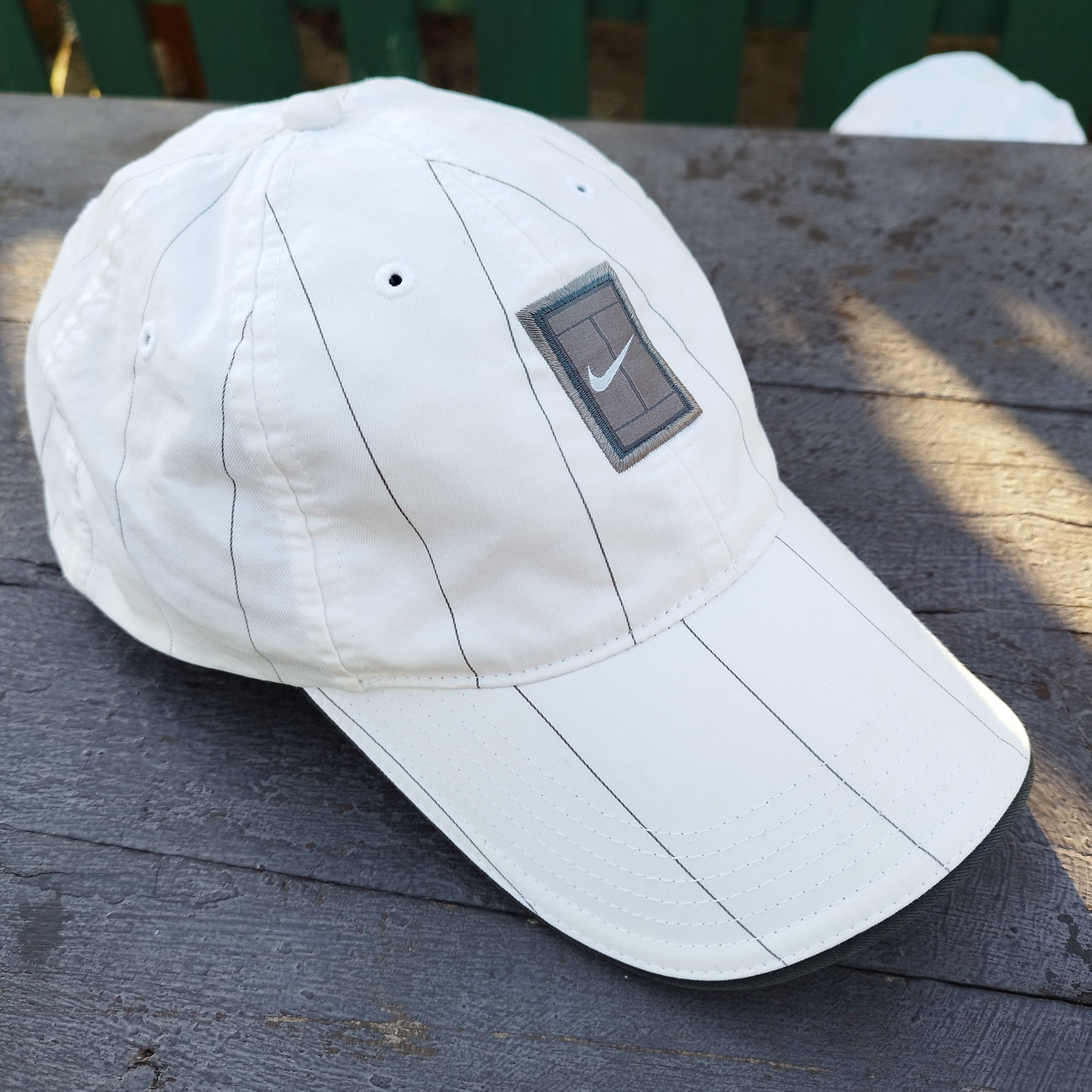 Nike Rare Vintage Y2k Nike Court Pinstripe Tennis Hat One Size Size ONE SIZE - 1 Thumbnail