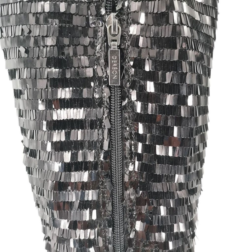 The Unbranded Brand Black Sequin Knee-High Boots Size US 10 / IT 40 - 4 Thumbnail