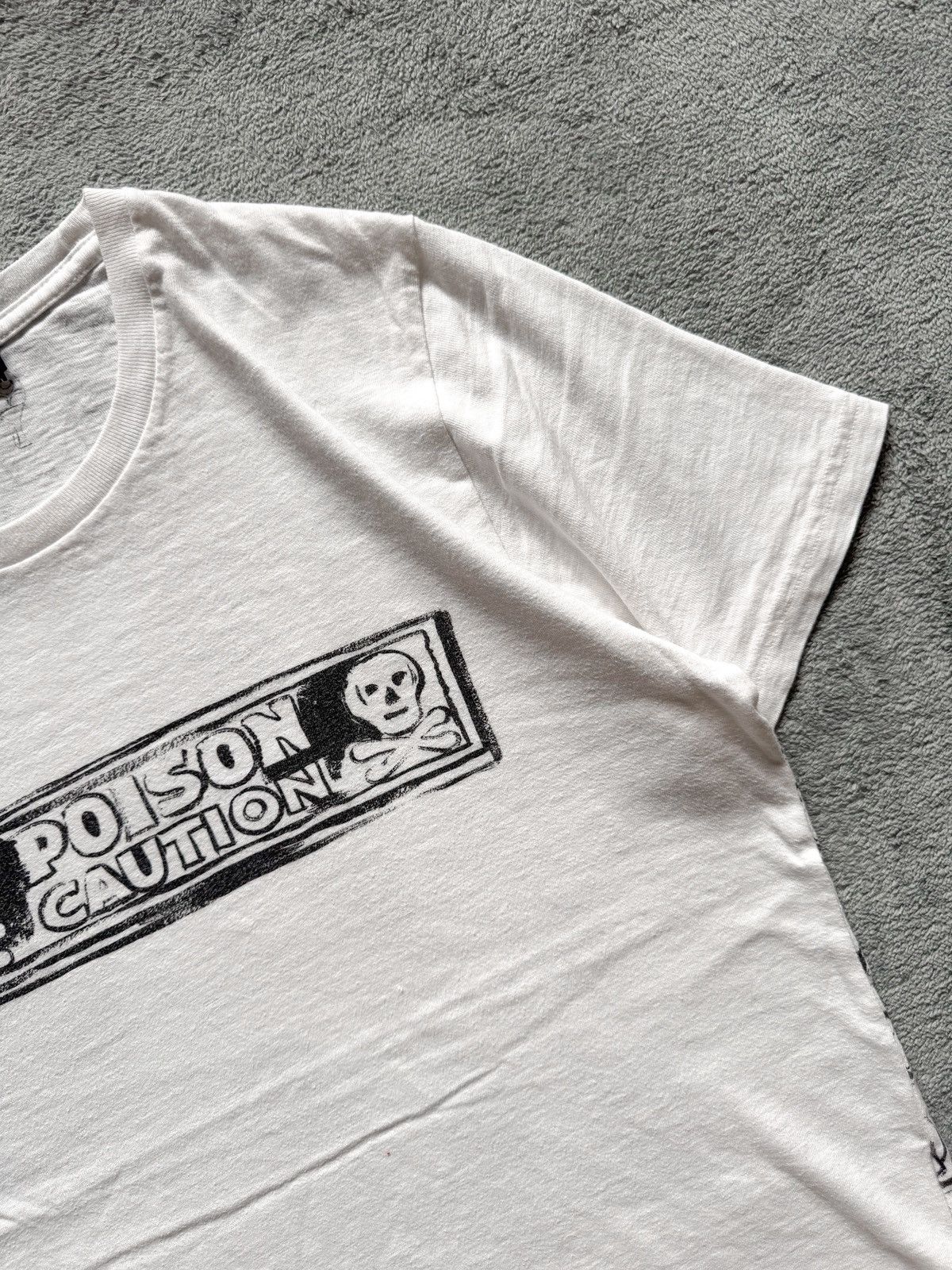 Andy Warhol × Hysteric Glamour Vintage Hysteric Glamour x Andy Warhol Poison Caution Tshirt Size US M / EU 48-50 / 2 - 8 Thumbnail