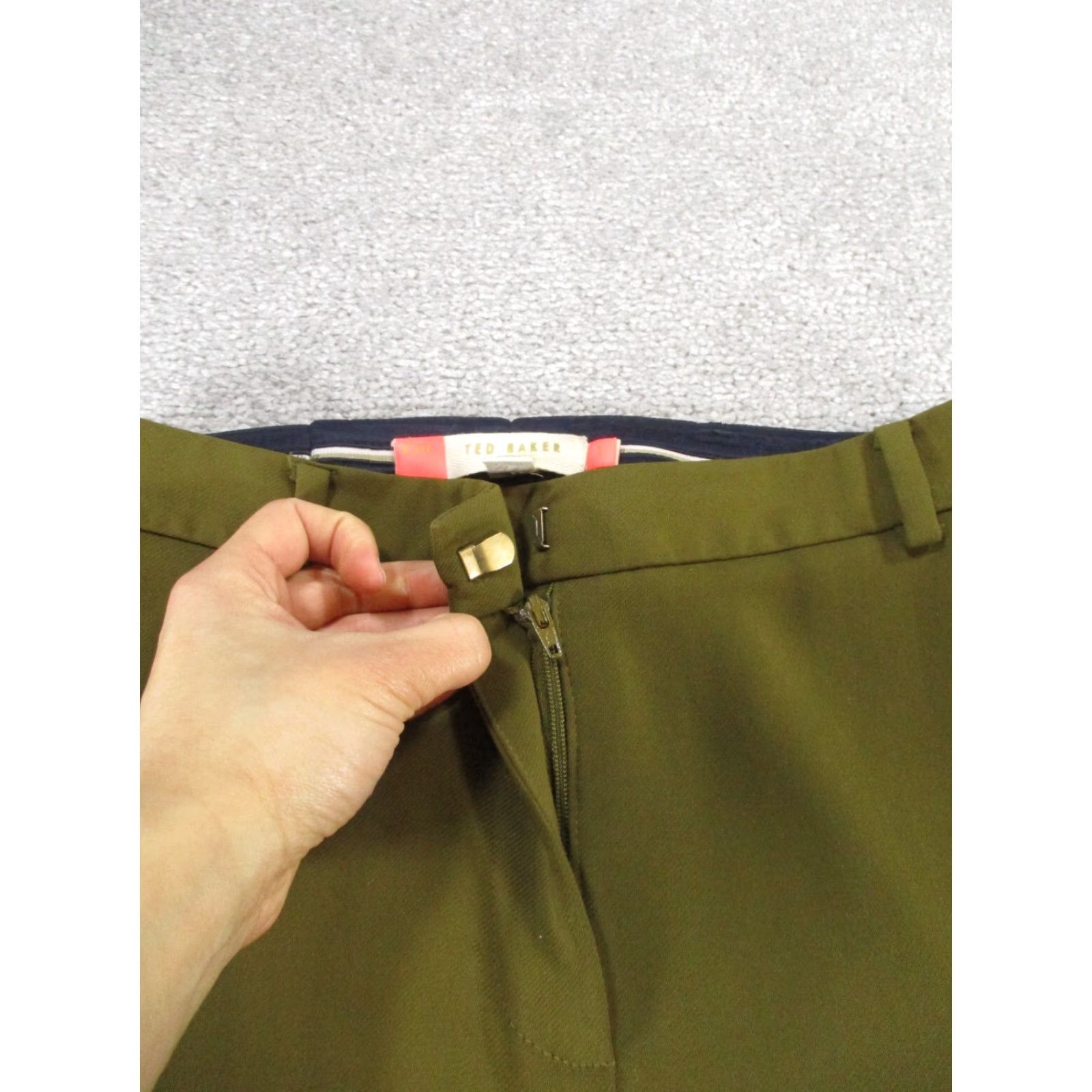 Ted Baker VINTAGE Ted Baker Dress Pants Womens 1 Brown Side Stripe Slacks Size 25" / US 0 / IT 36 - 5 Thumbnail