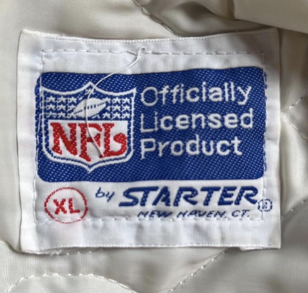 Starter Vintage 80/90s NFL New York Giants Satin Starter Bomber XL Size US XL / EU 56 / 4 - 10 Thumbnail