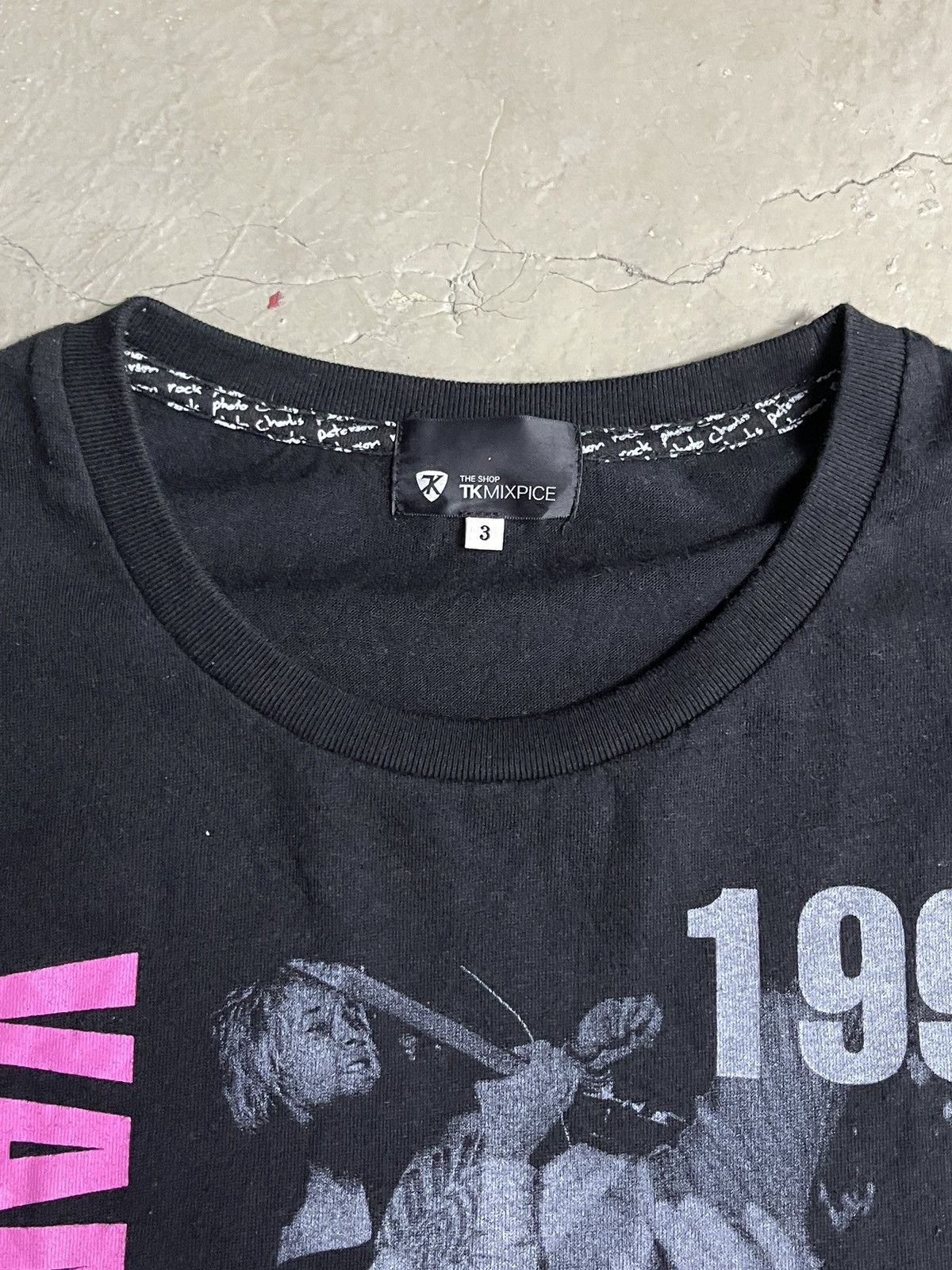 Nirvana Rare 90s Nirvana Kurt Cobain Photo Tee Number Nine Style Size US L / EU 52-54 / 3 - 6 Thumbnail