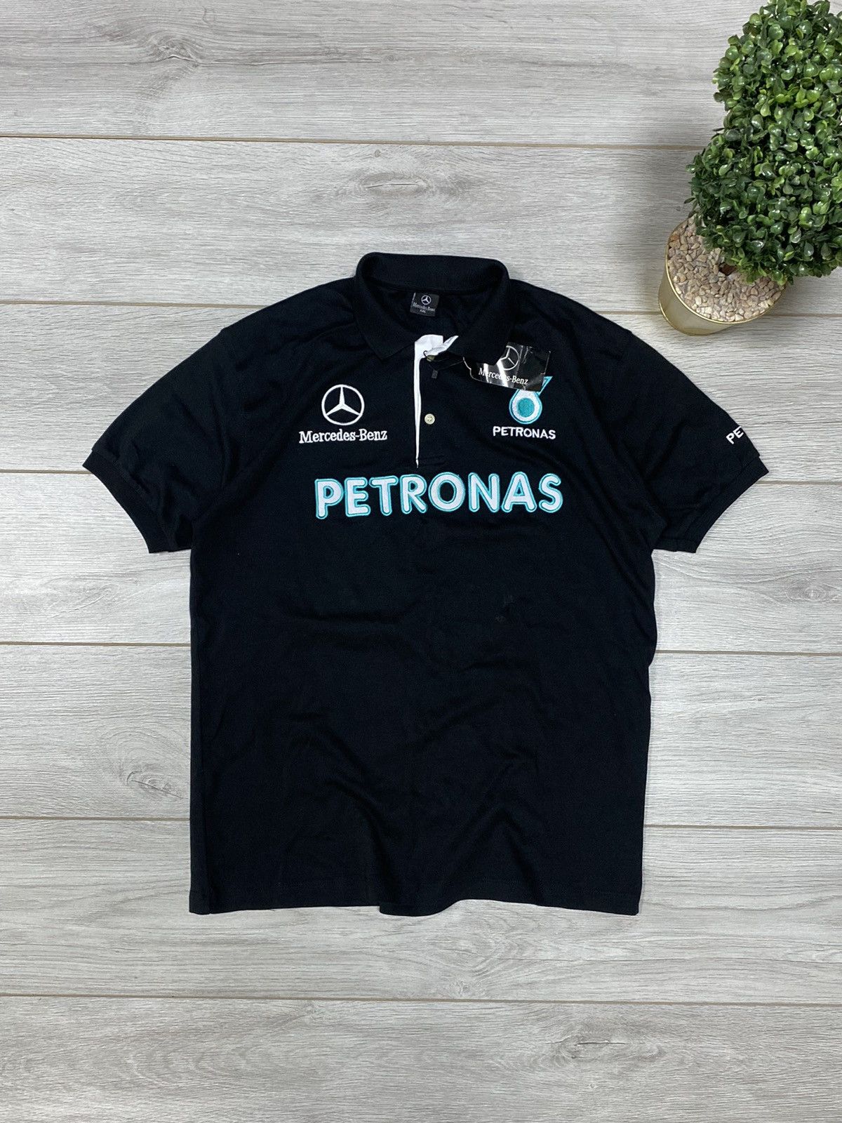 Mercedes-Benz Petronas Mercedes vintage polo with tag Size US XXL / EU 58 / 5 - 1 Thumbnail
