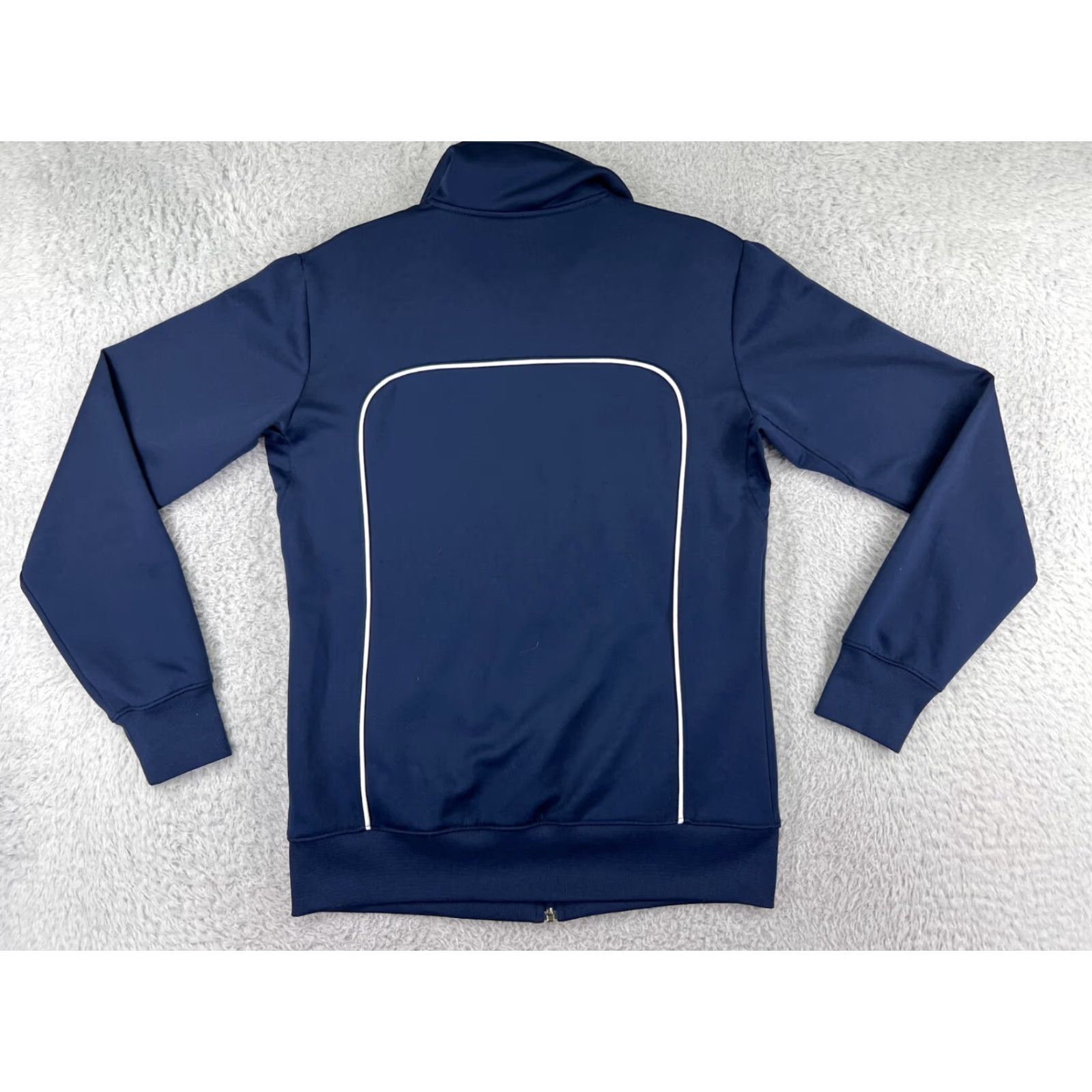 Nike Nike Sweater Mens Large Blue Full Zip Mock Neck Soccer Arizona Shield Crest Size US L / EU 52-54 / 3 - 2 Thumbnail