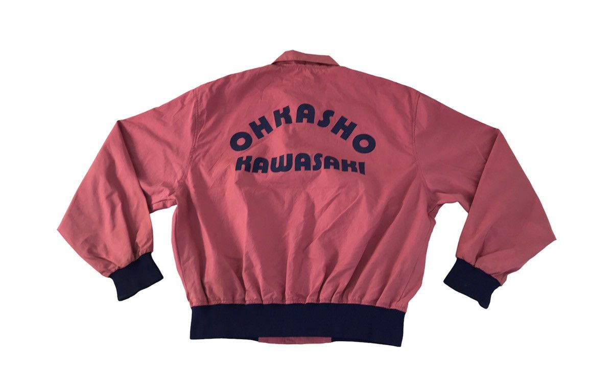 Japanese Brand 90s Kawasaki Bomber Jacket Uncle Bou Ohkasho Double Pocket Size US L / EU 52-54 / 3 - 2 Thumbnail