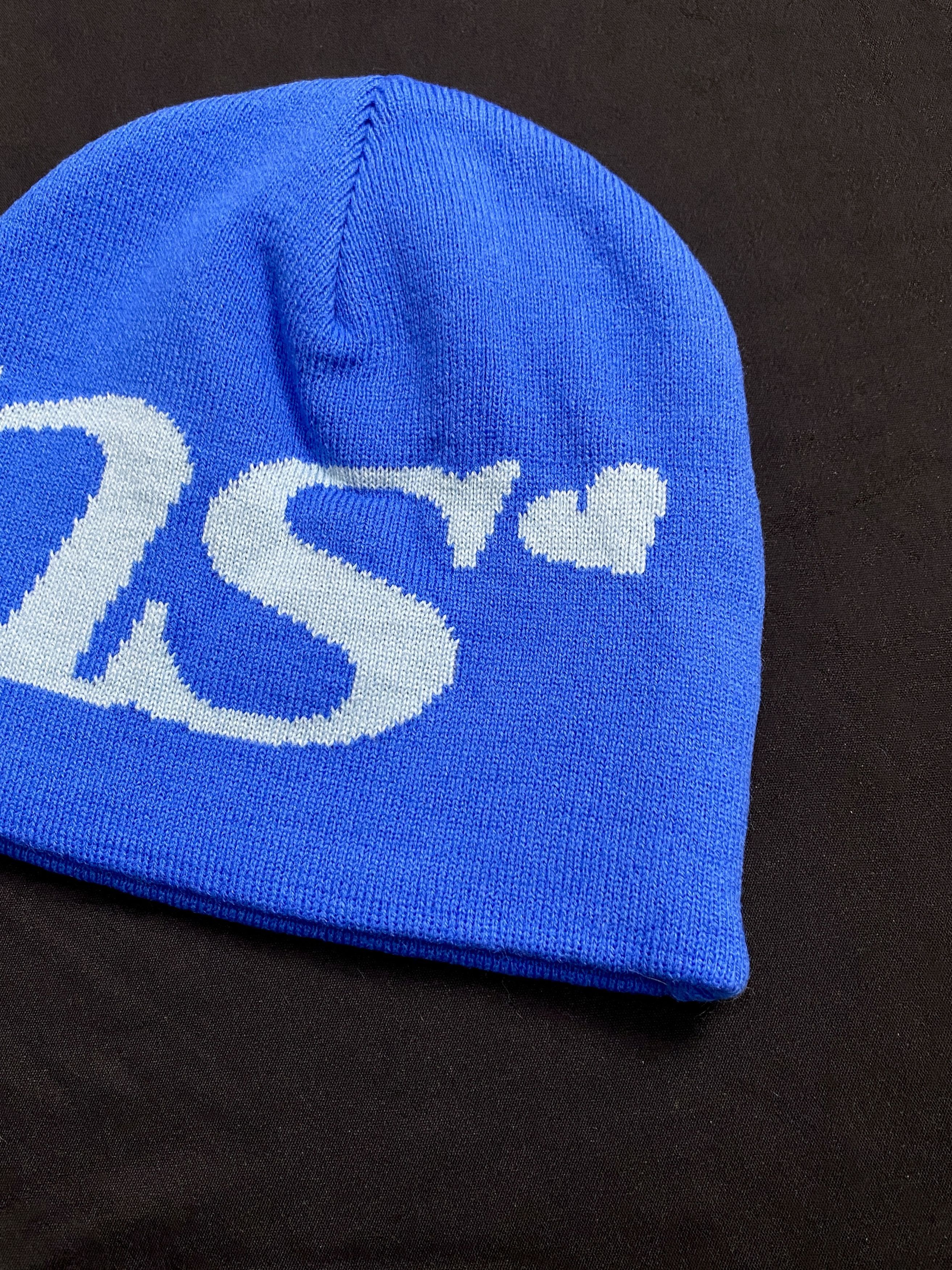 Japanese Brand Rare SYŃSORED Logo Blue No Cuff Knit Beanie OS Size ONE SIZE - 3 Thumbnail