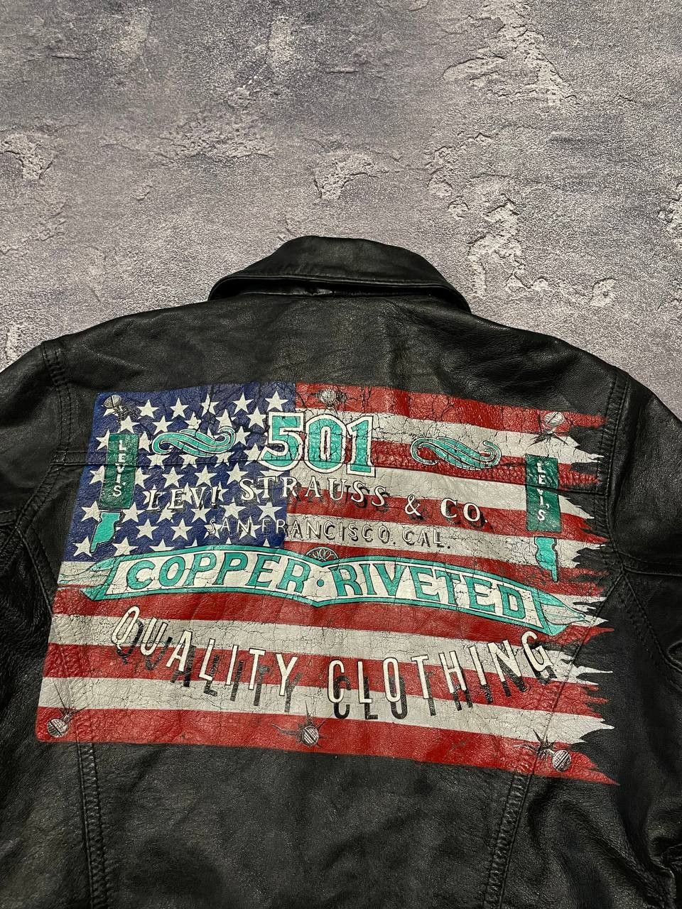 Levi's Vintage Clothing × Vintage Vintage Levi’s Natural Leather Jacket Size S / US 4 / IT 40 - 7 Thumbnail
