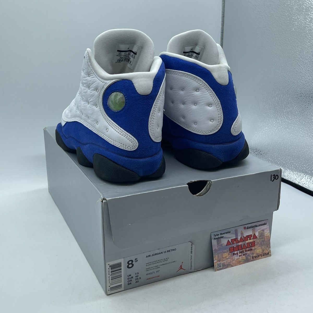 Jordan Brand Air Jordan 13 hyper royal Size US 8.5 / EU 41-42 - 4 Thumbnail