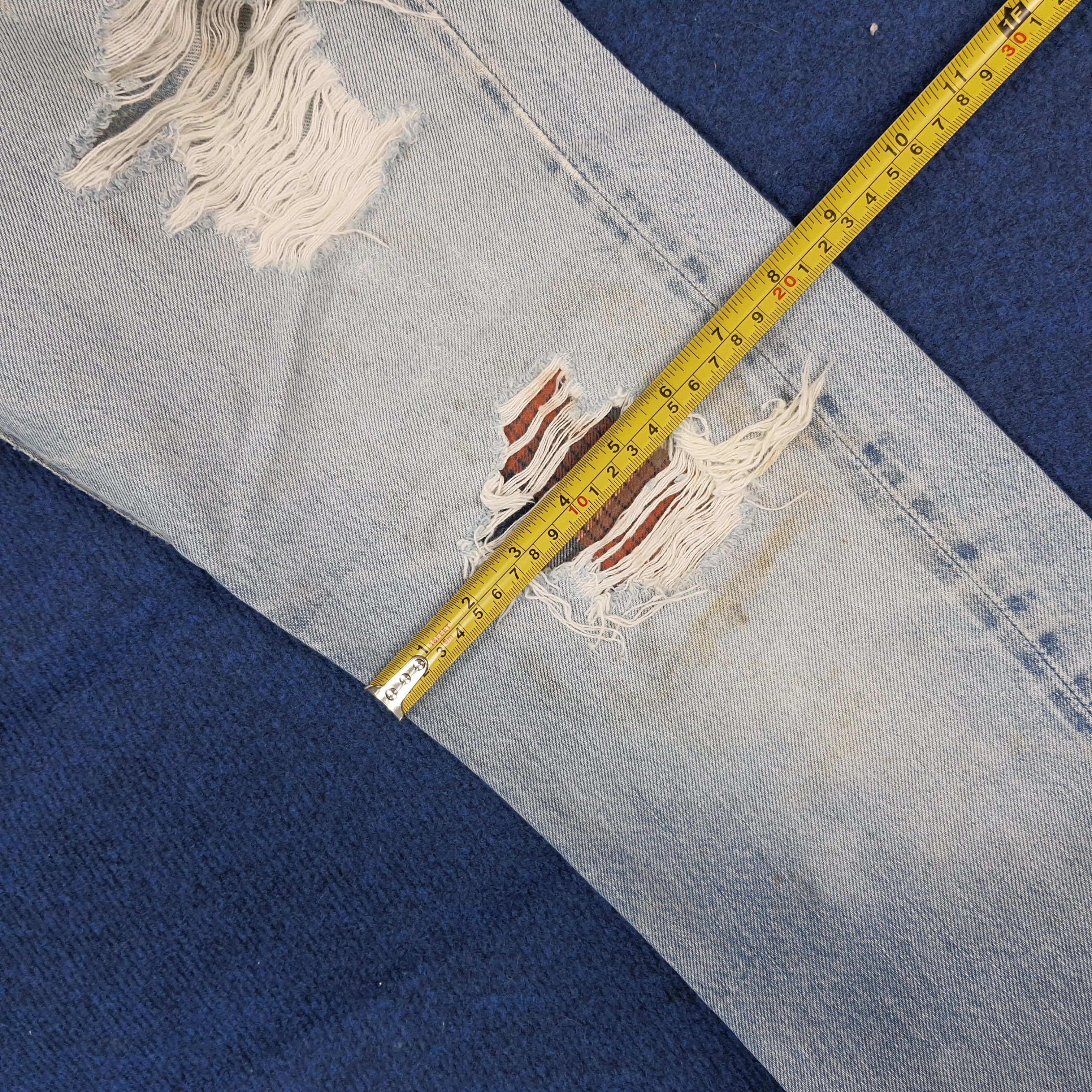 Levi's Vintage Levi’s 501 Custom Sashiko Repair Distressed C297N11 Size US 28 / EU 44 - 17 Thumbnail