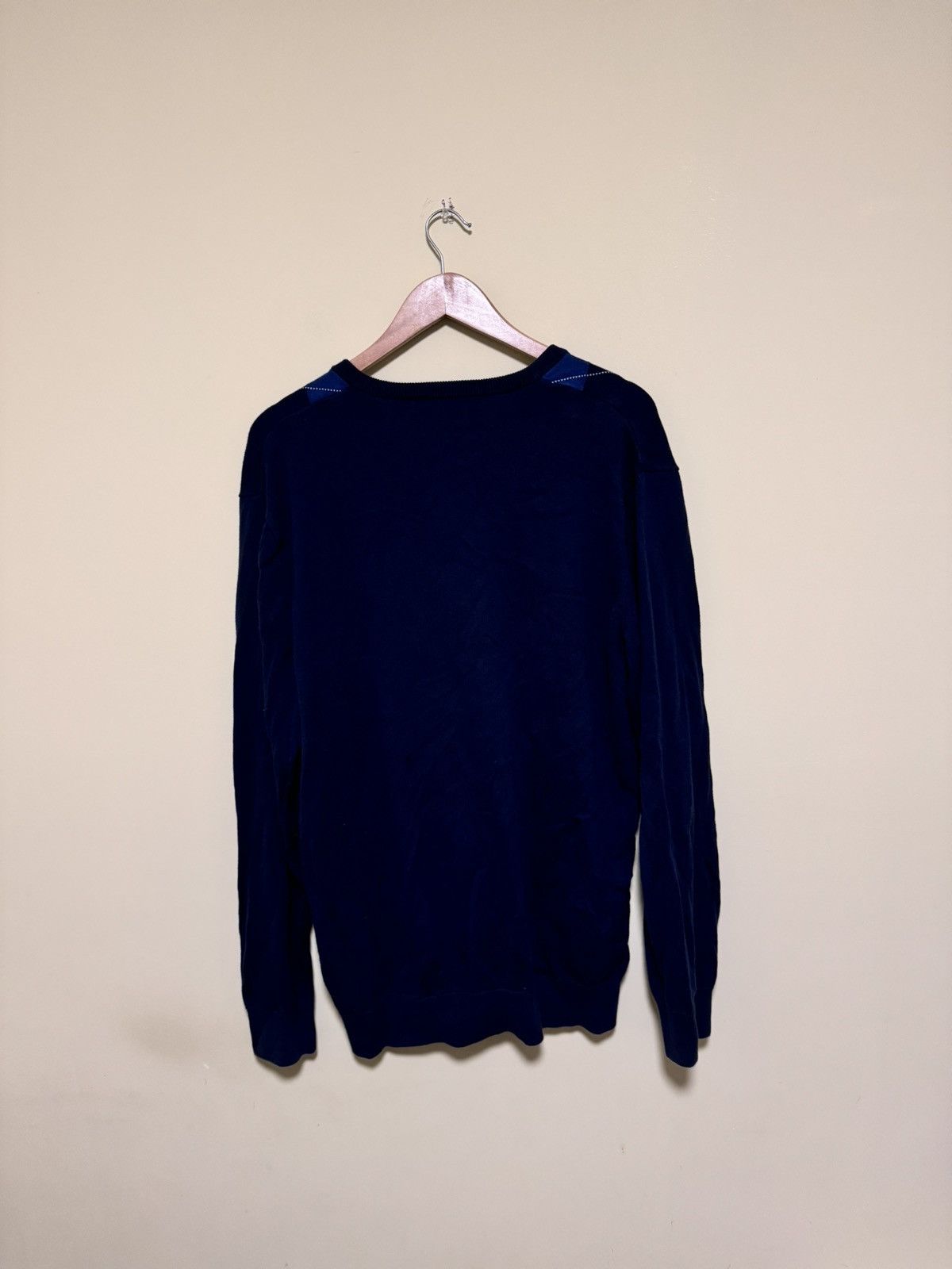 Old Navy × Other × Vintage OLD NAVY Men’s Argyle V-Neck Sweater Size US XL / EU 56 / 4 - 2 Thumbnail