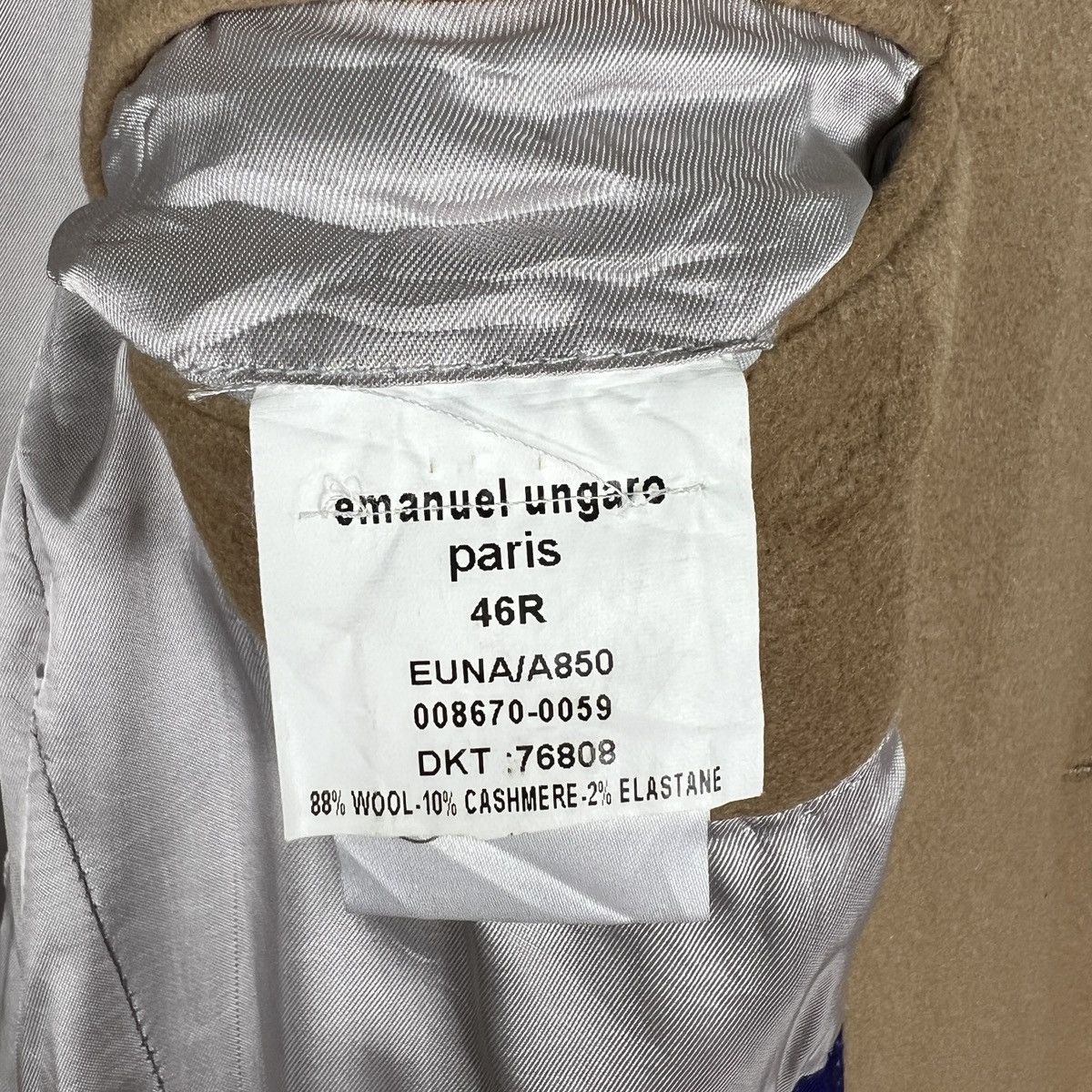 Emanuel Ungaro 🔥 Emanuel Ungaro Paris Single Button TopCoat Size L / US 10 / IT 46 - 16 Thumbnail