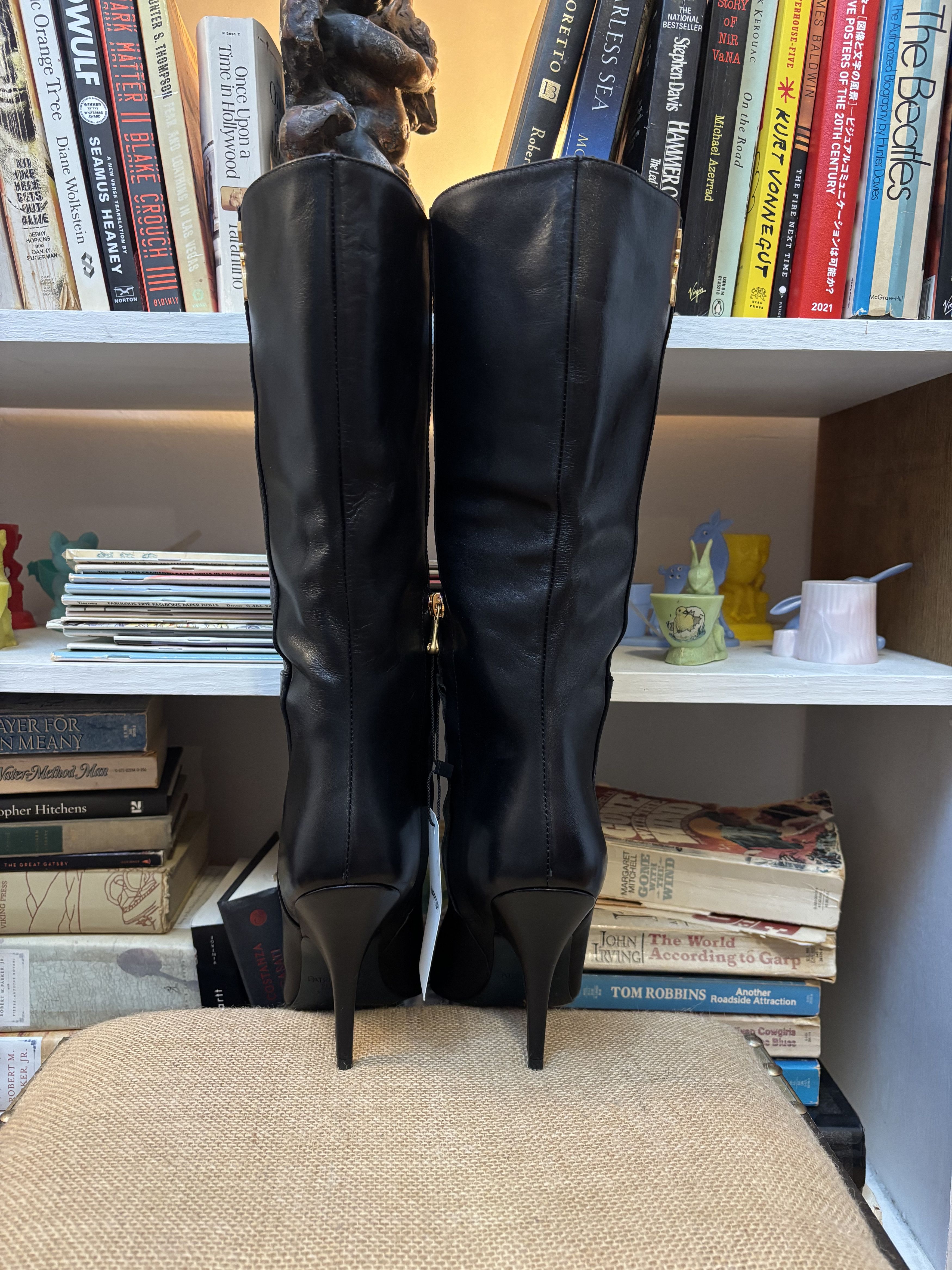 Patrizia Pepe Patrizia Pepe black leather boots Size US 6 / IT 36 - 5 Thumbnail